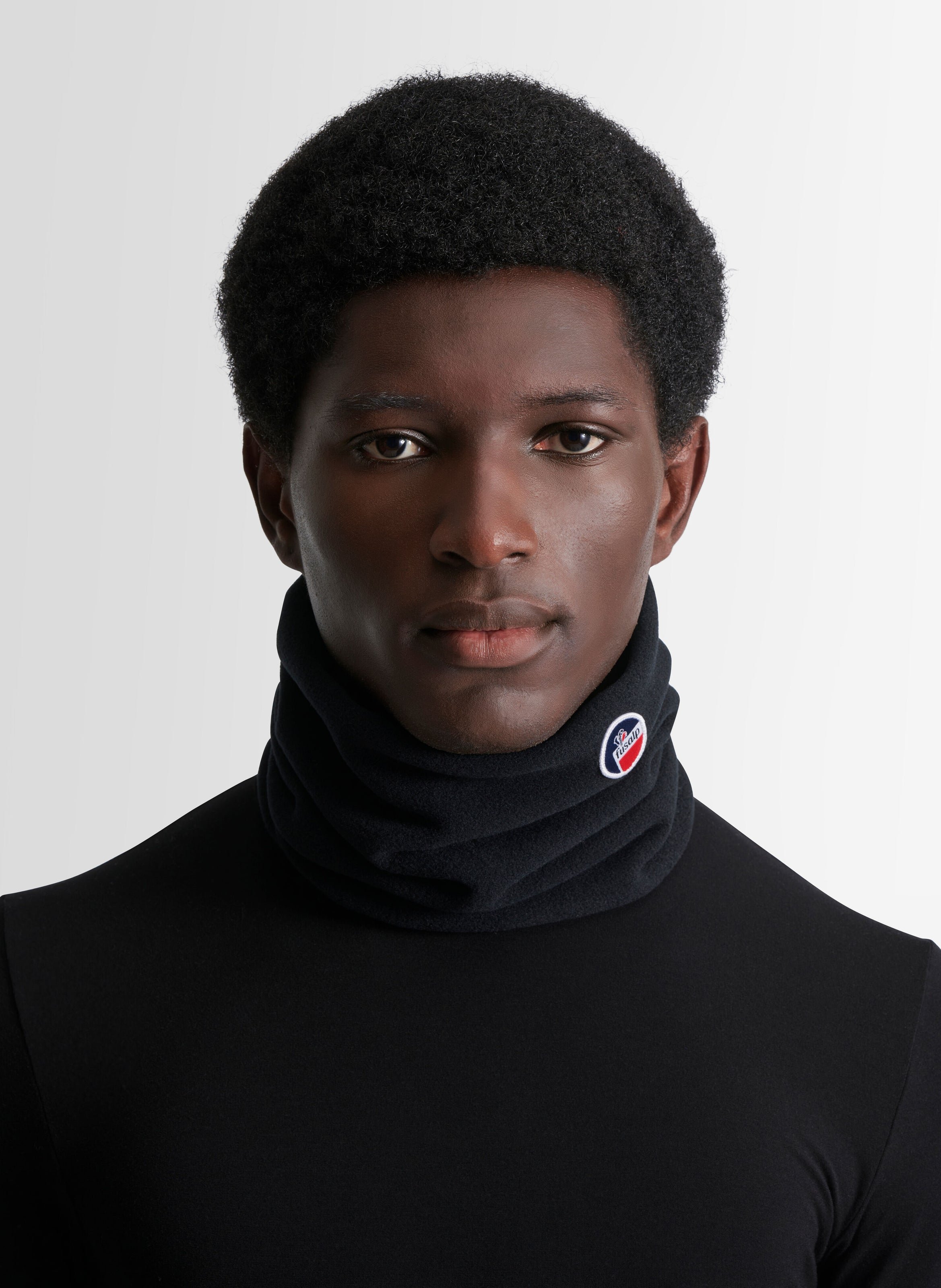 Tour de cou mixte polyester FUSALP Noir