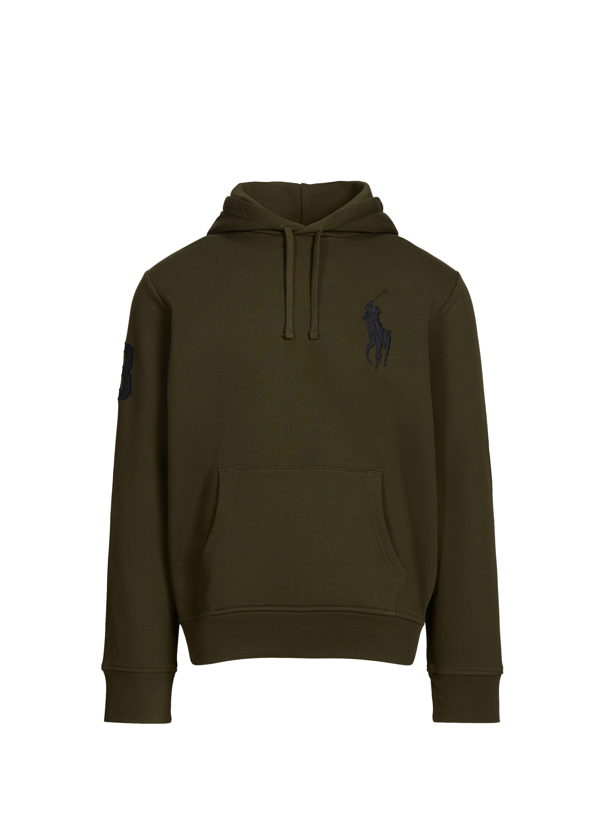 POLO RALPH LAUREN Oversized hooded sweatshirt in mixed cotton Green
