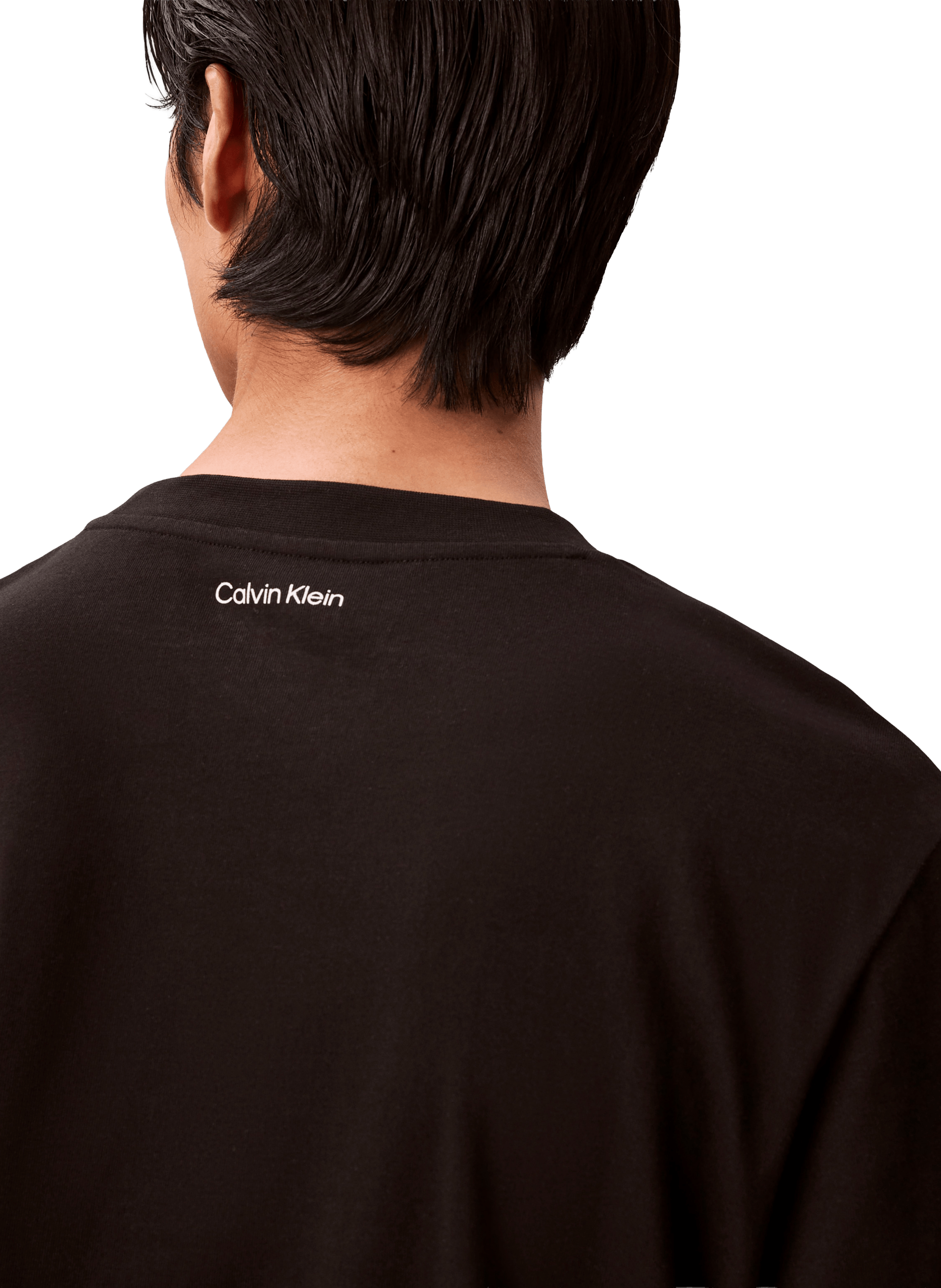 T-shirt à logo en coton  CALVIN KLEIN Noir