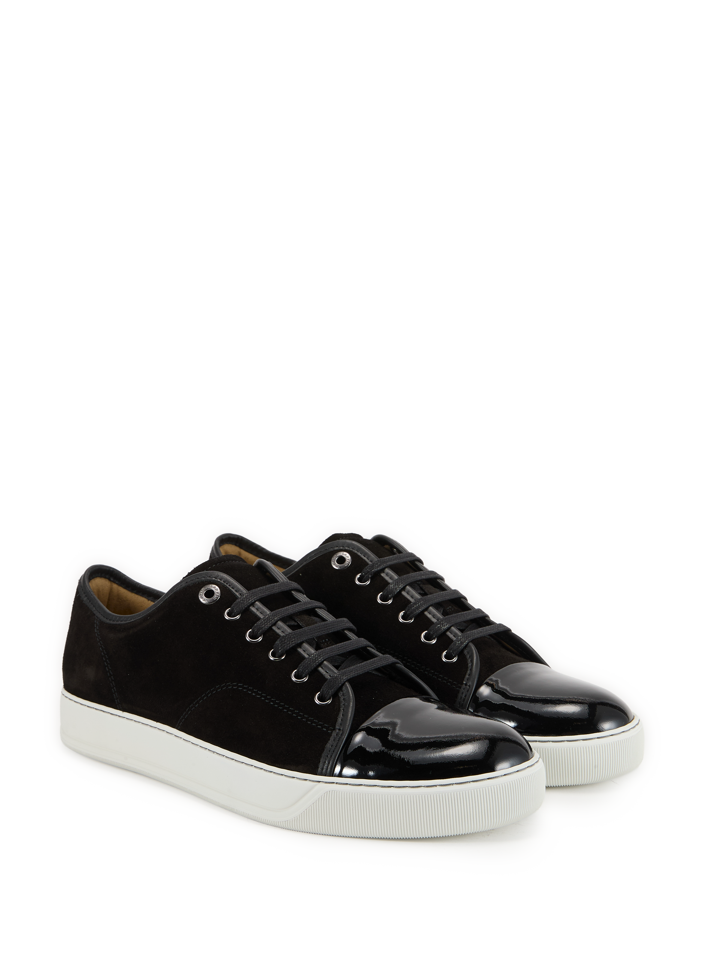 Baskets basses Dbb1 en cuir de veau LANVIN Noir