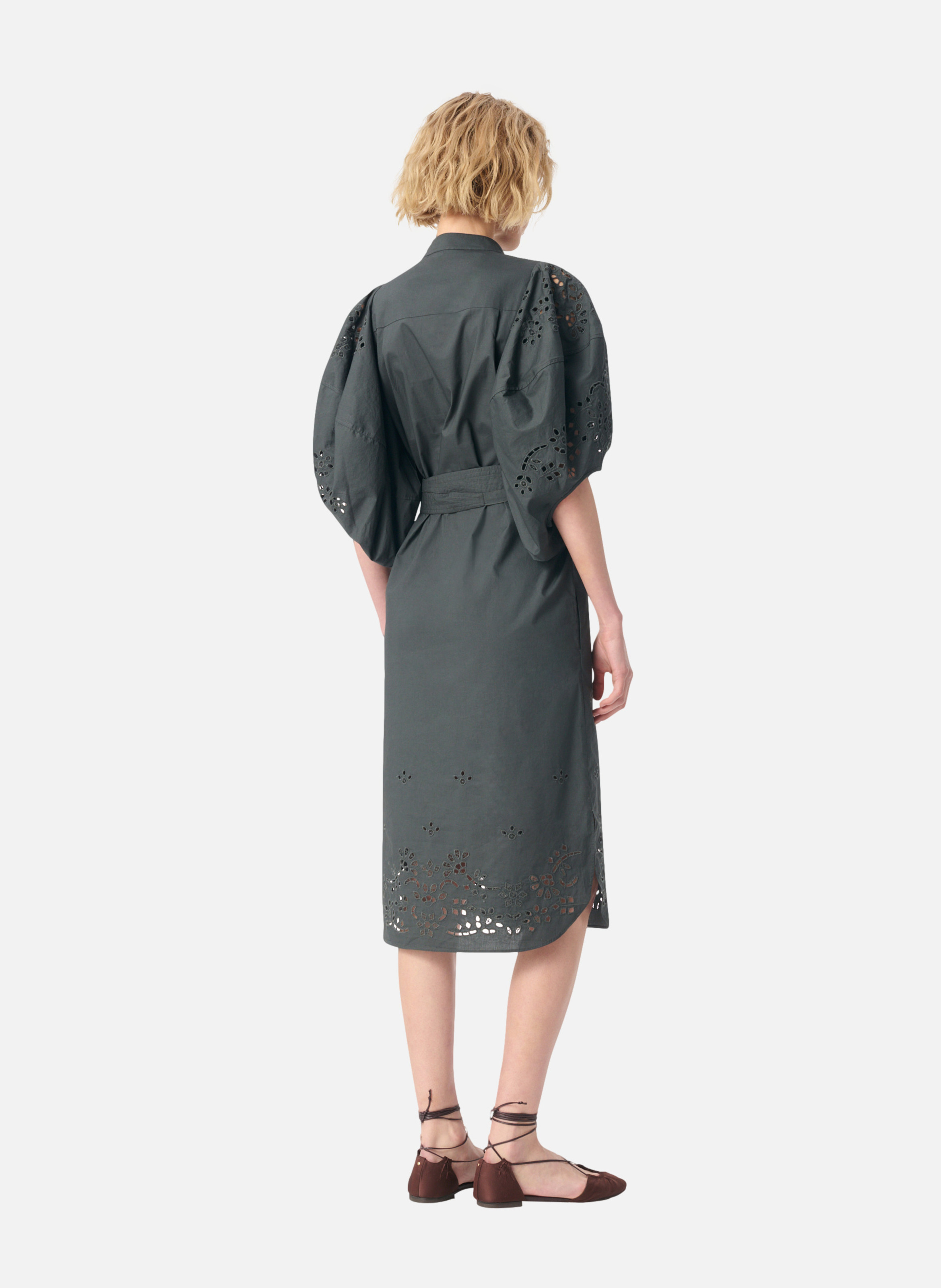 Robe flora VANESSA BRUNO Gris