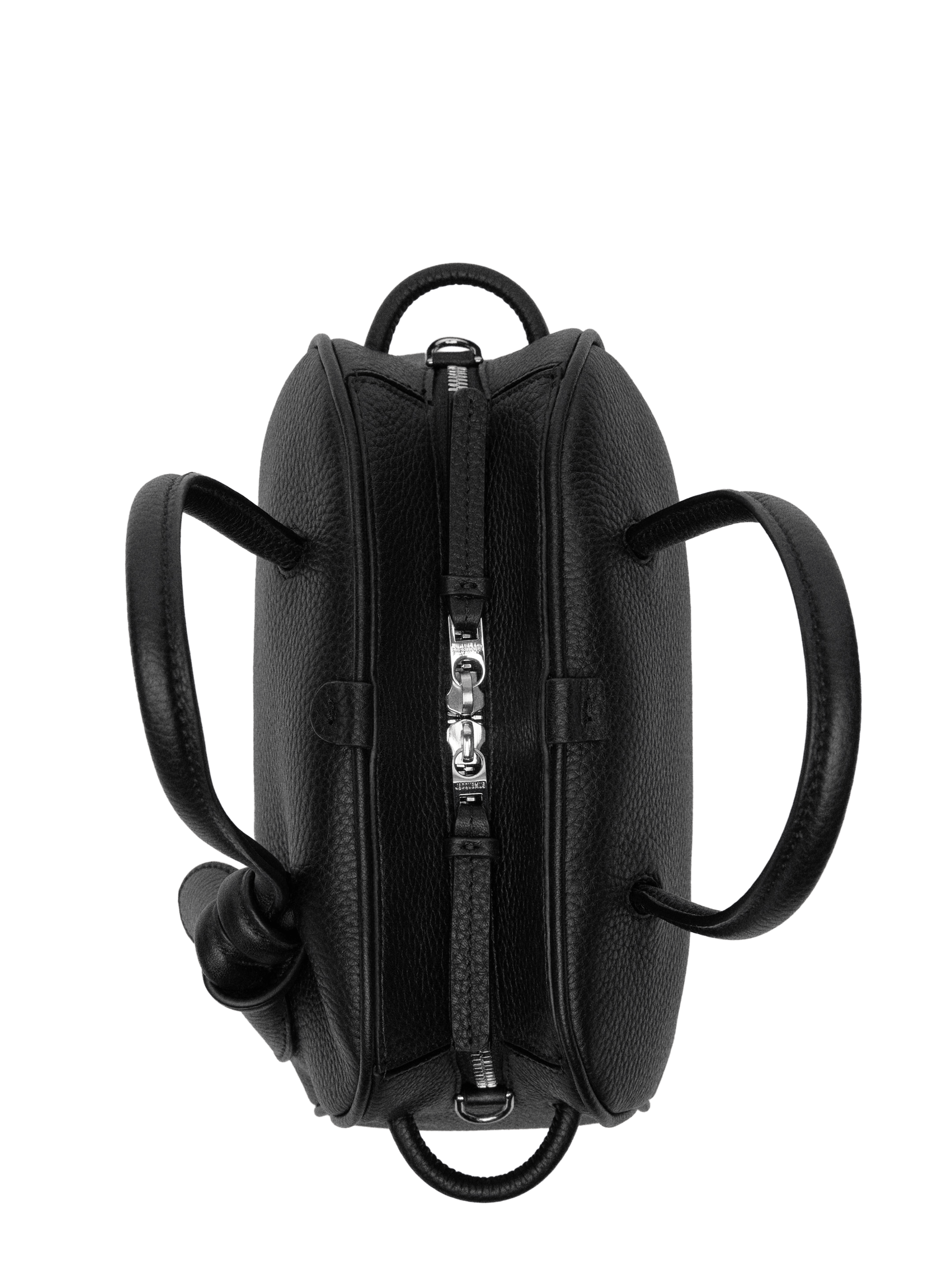 <p>Sac Le Petit Turismo in grained leather</p> JACQUEMUS Black