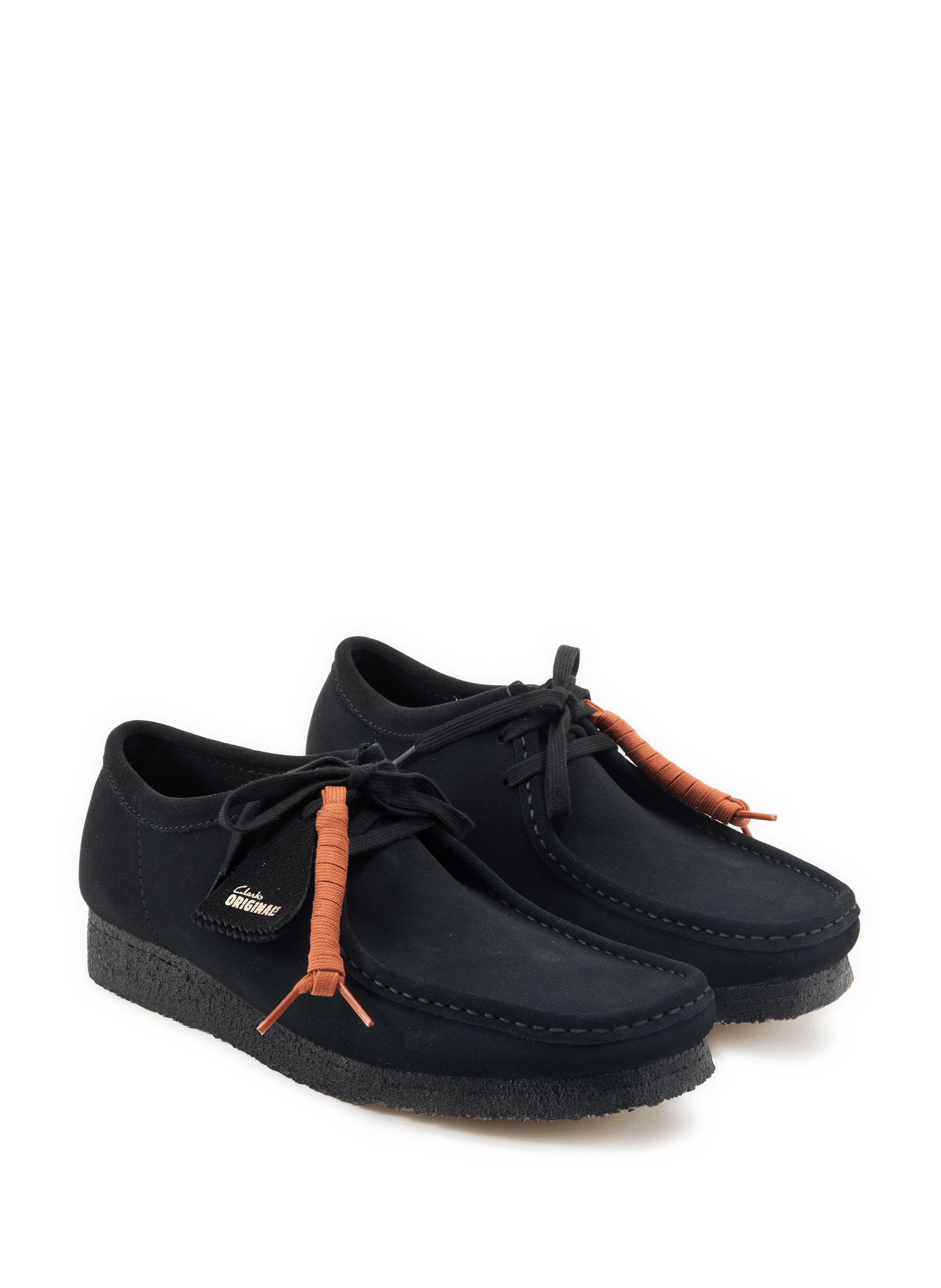 Derbies en peau suédée CLARKS Black