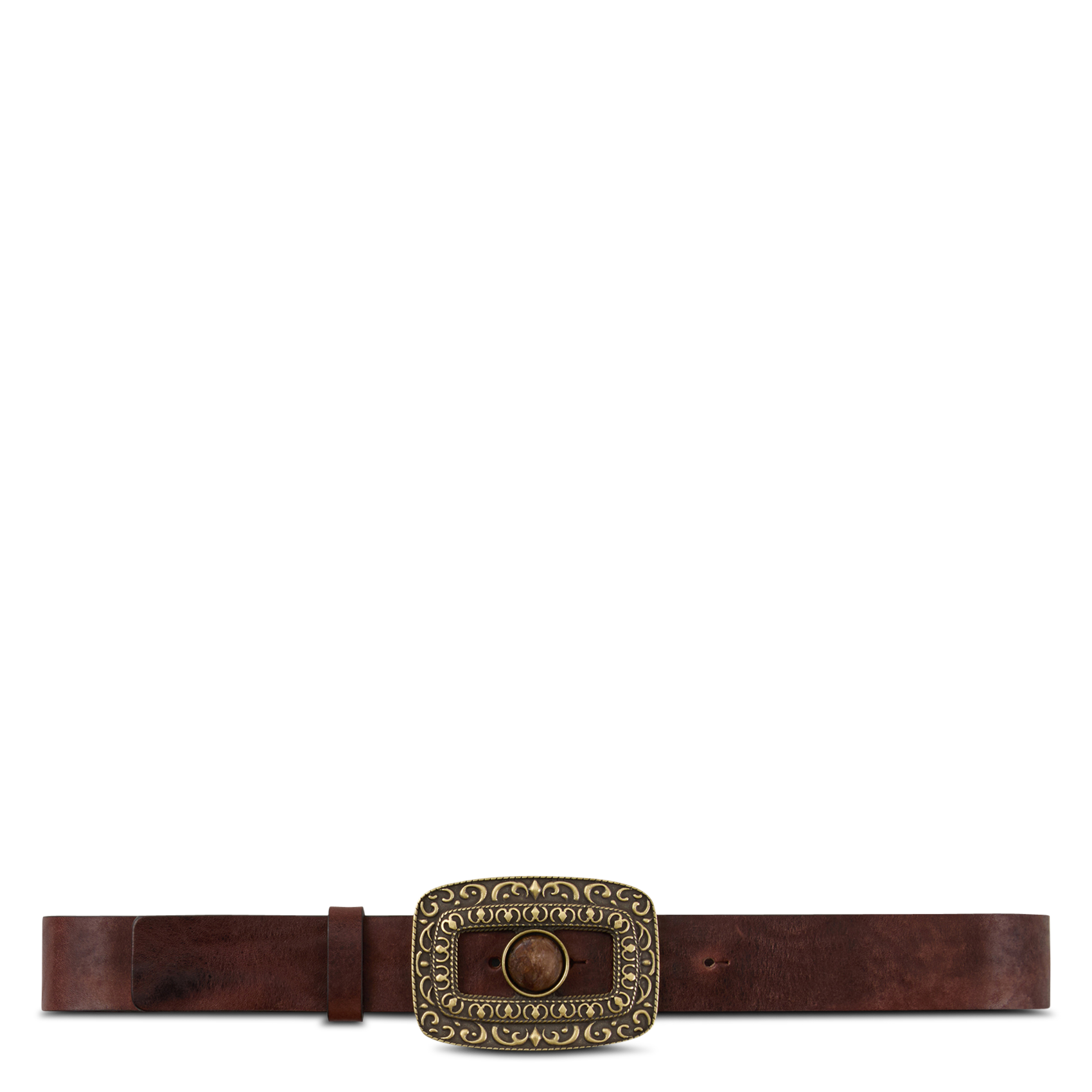 Ceinture en cuir boni BA&SH Marron