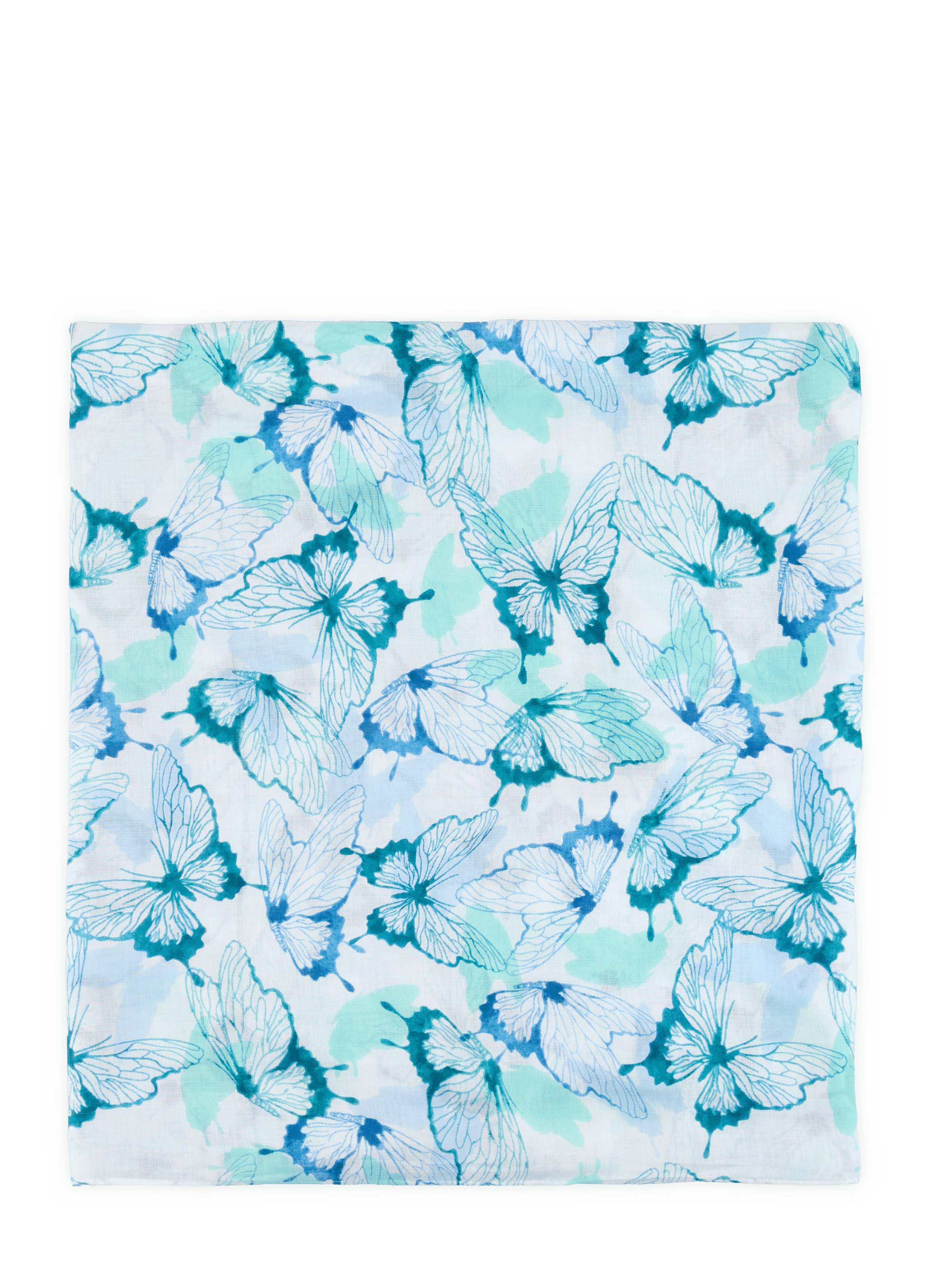 Foulard à motif papillon AU PRINTEMPS PARIS Vert