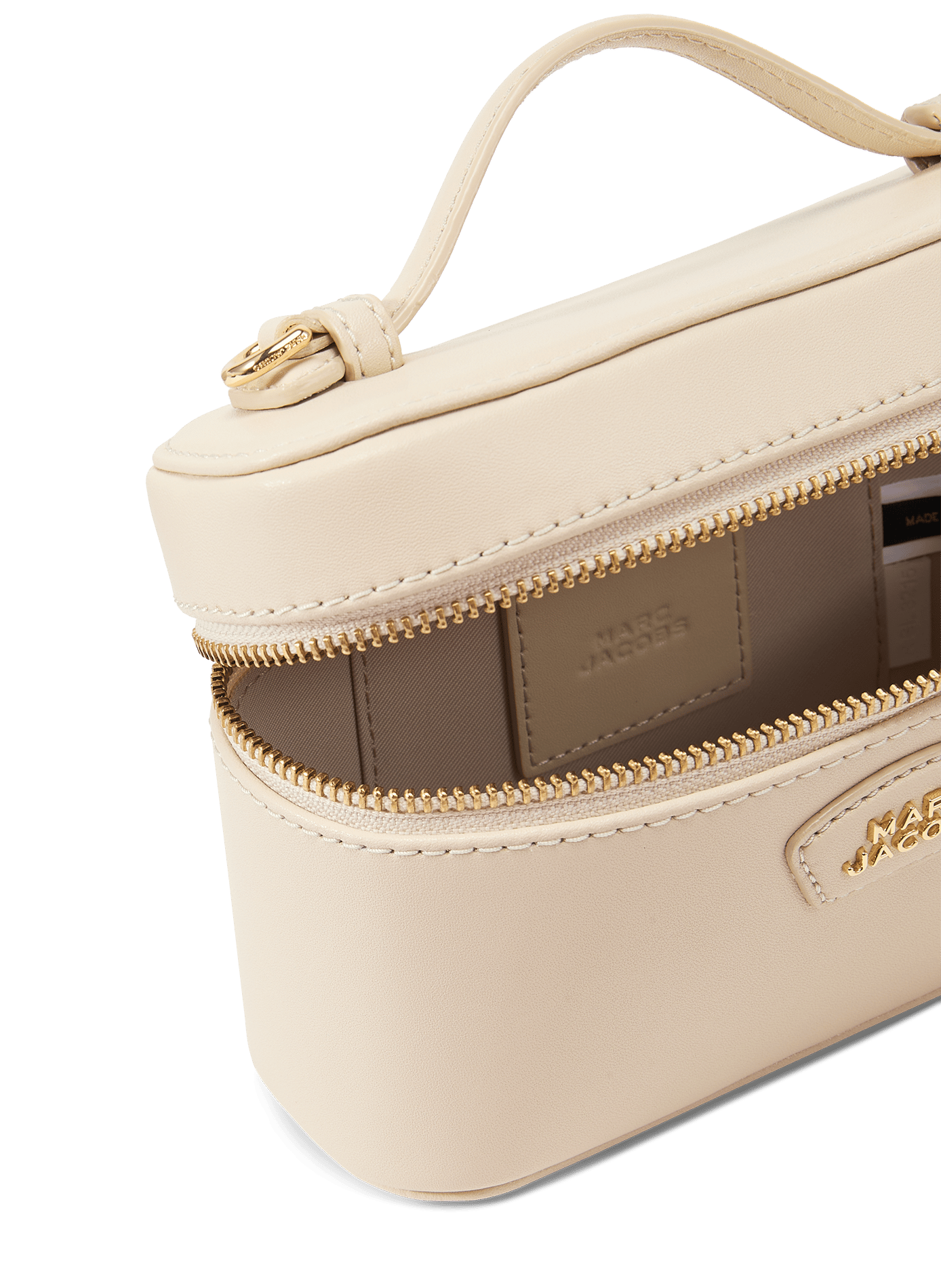 Sac The Vanity en cuir MARC JACOBS Beige