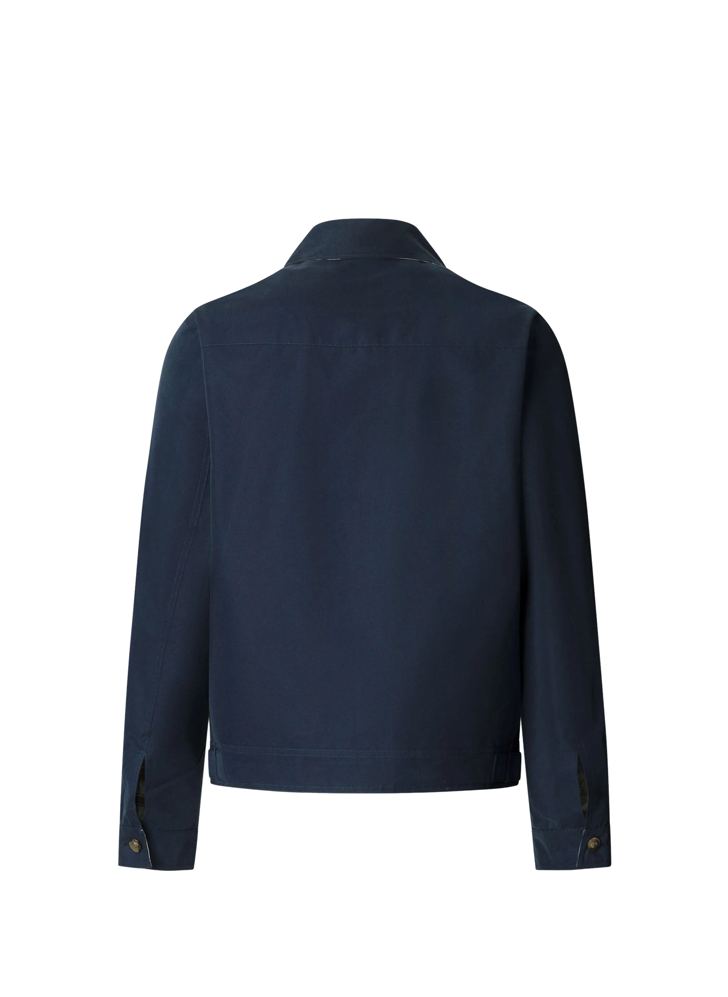 Reversible jacket in mixed linen and cotton FACONNABLE Blue