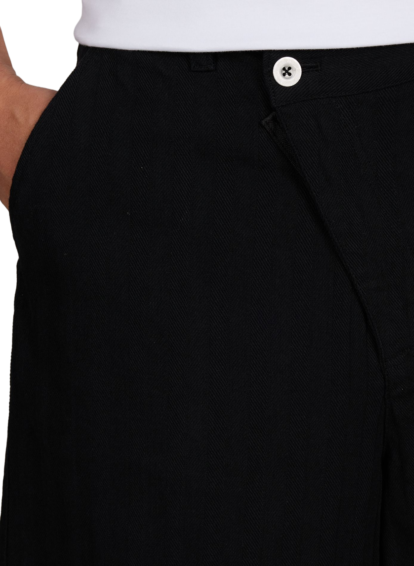 Short ample en maille texturée unie MERELY MADE Noir