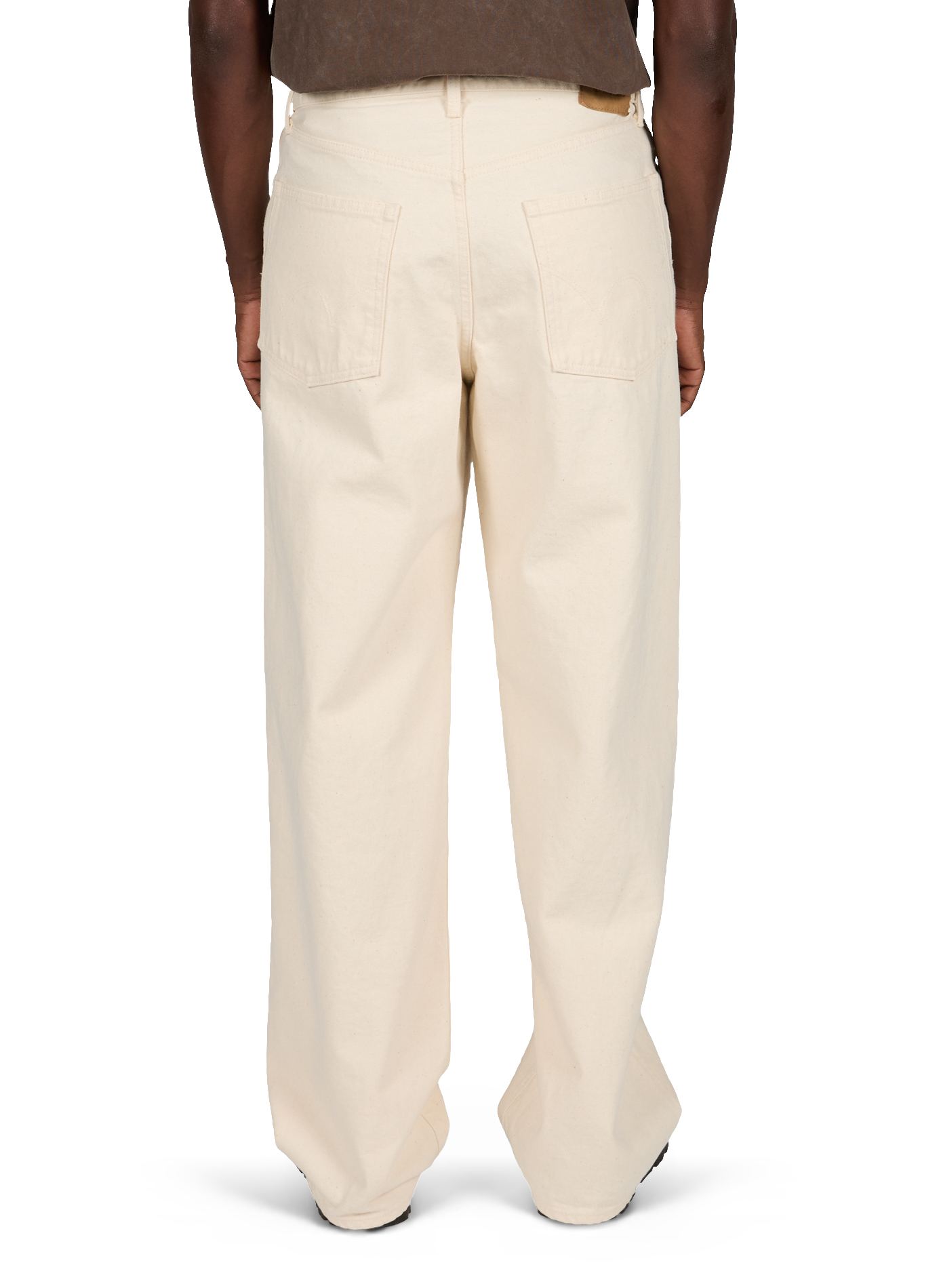 Pantalon ample en coton EDWIN Beige