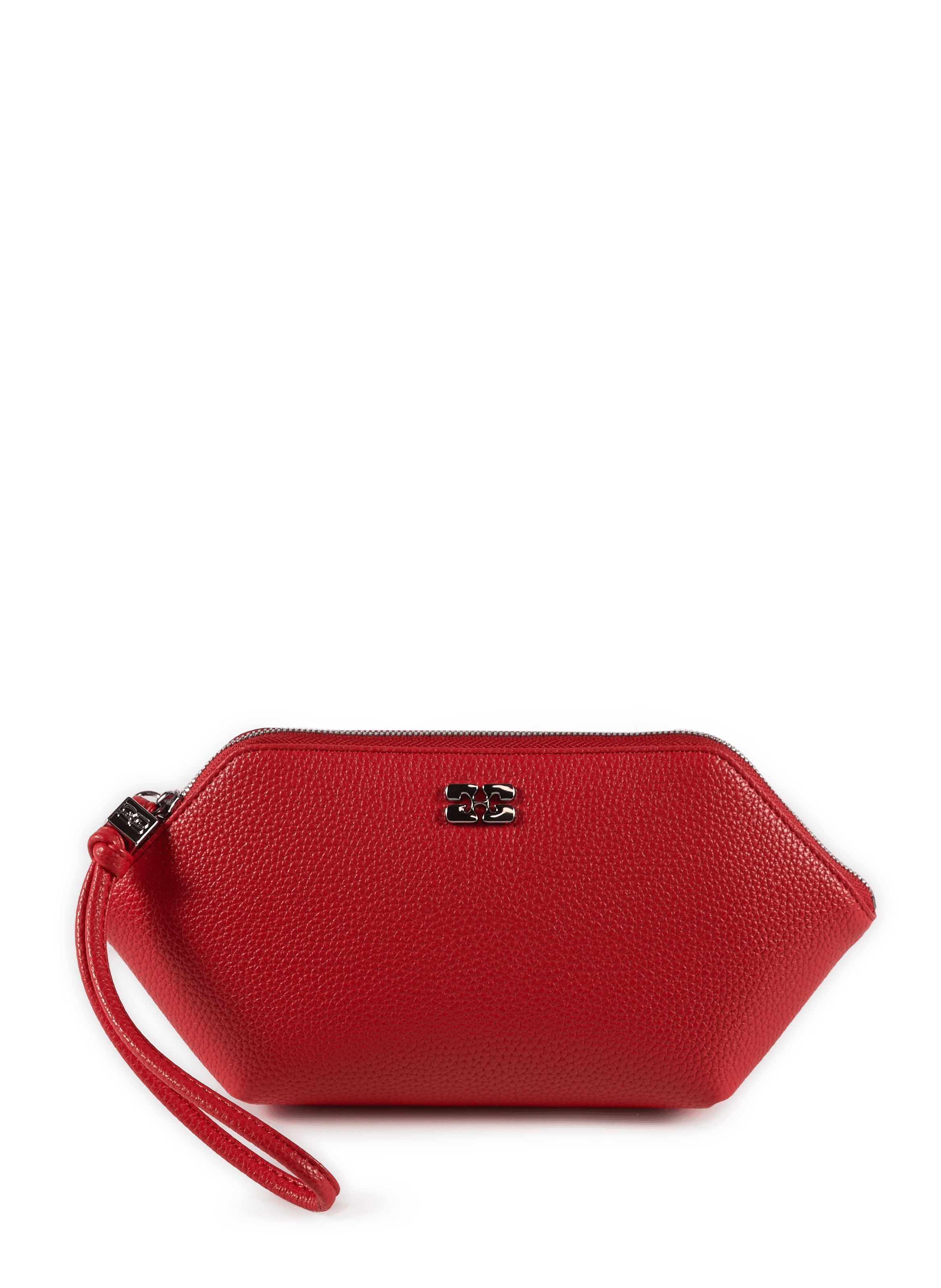 Grained Bou Clutch GANNI Red