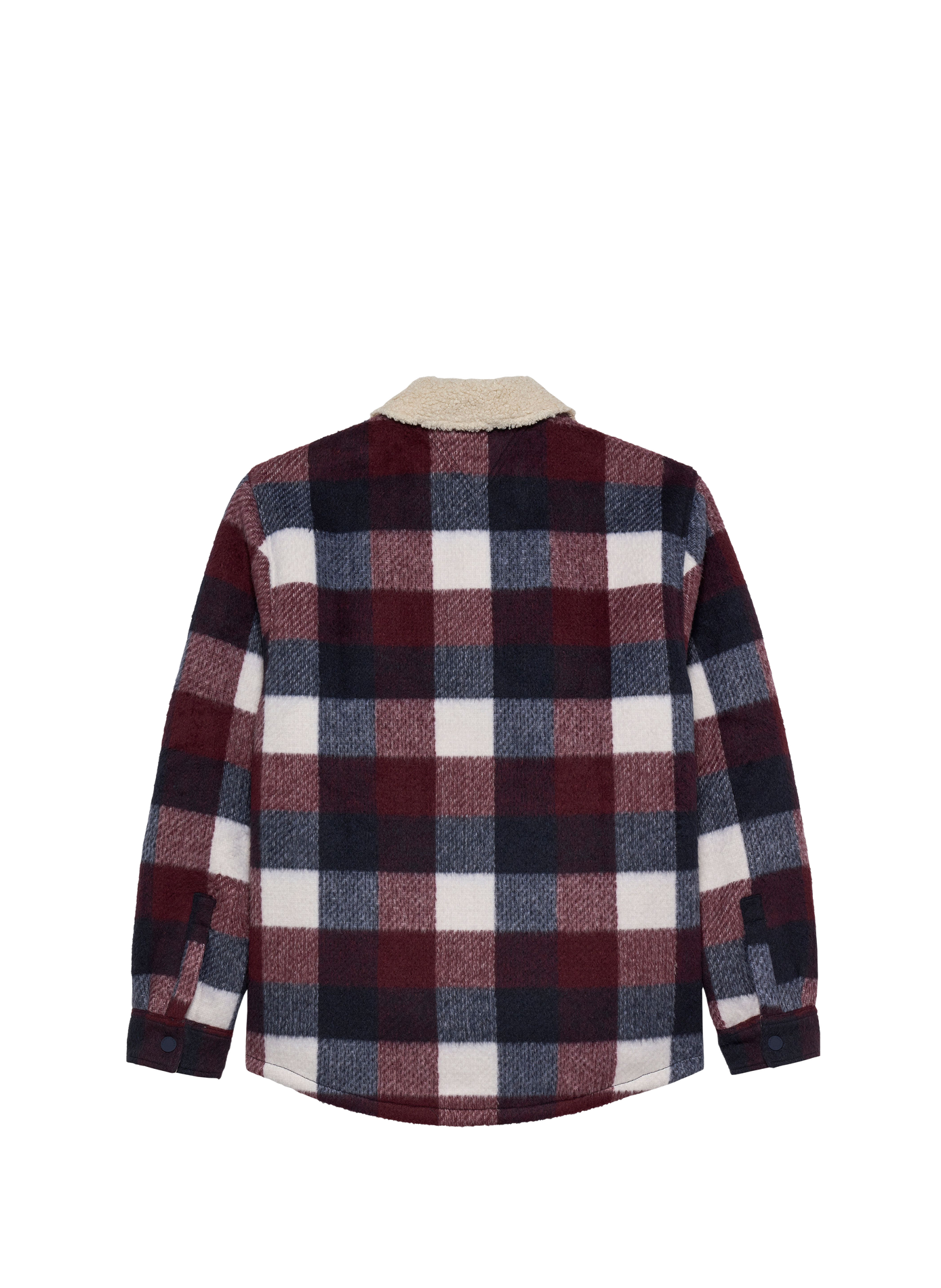 Oversized brushed flannel overshirt | Multicolour TOMMY HILFIGER Men