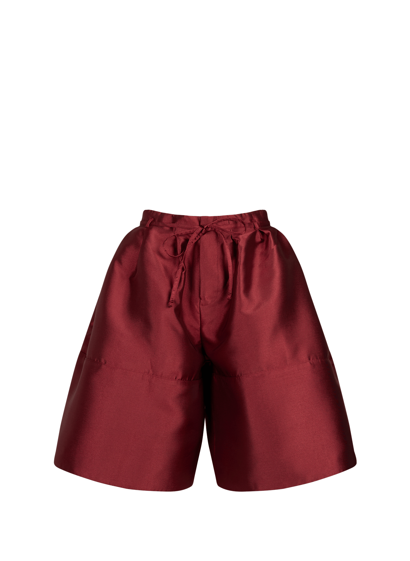 Jupe courte satinée MARQUES ALMEIDA Rouge