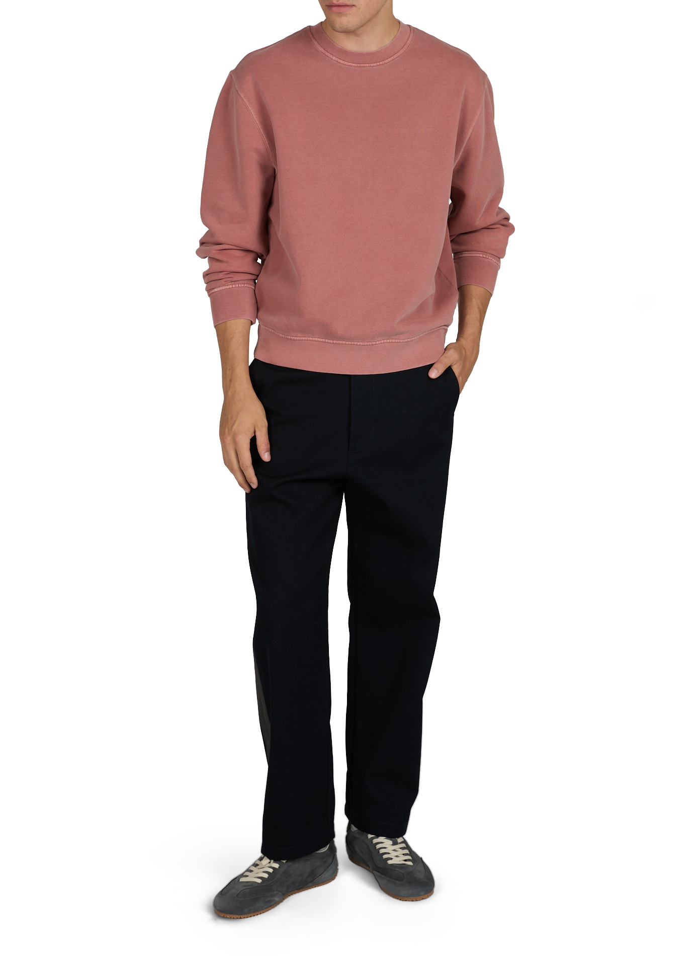 Pantalon chino Tupelo en coton A.P.C. Bleu