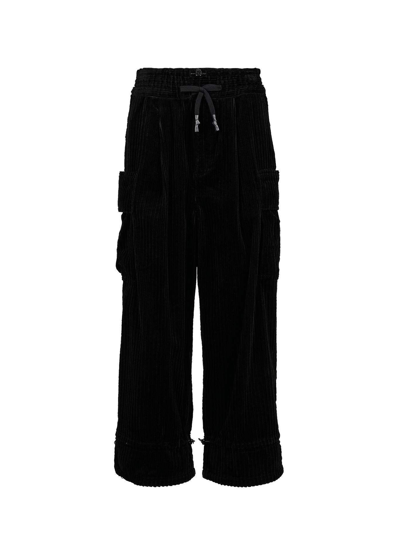 Corduroy trousers in cotton WANSIE Black
