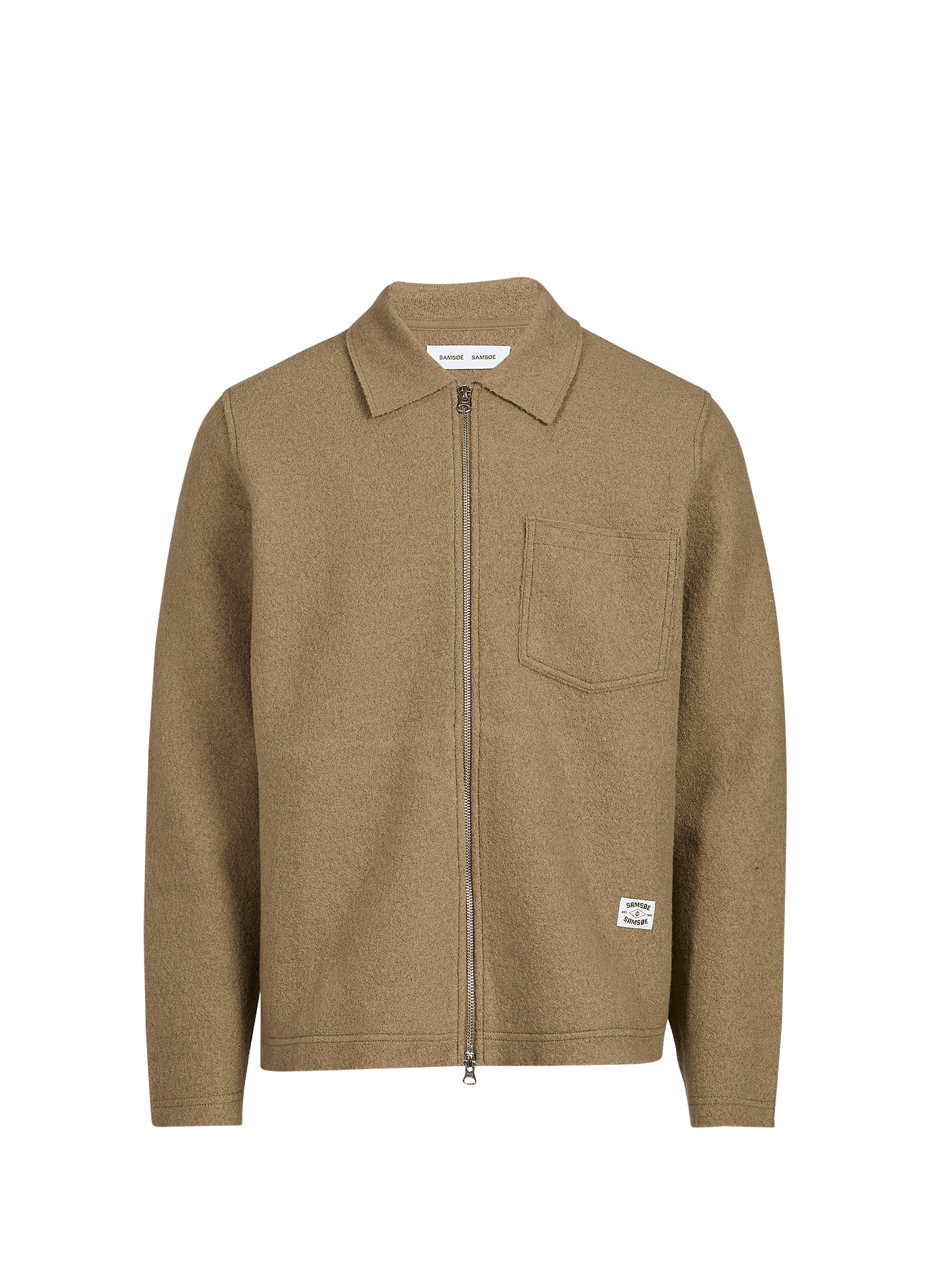 Double-breasted blazer SAMSOE SAMSOE Brown