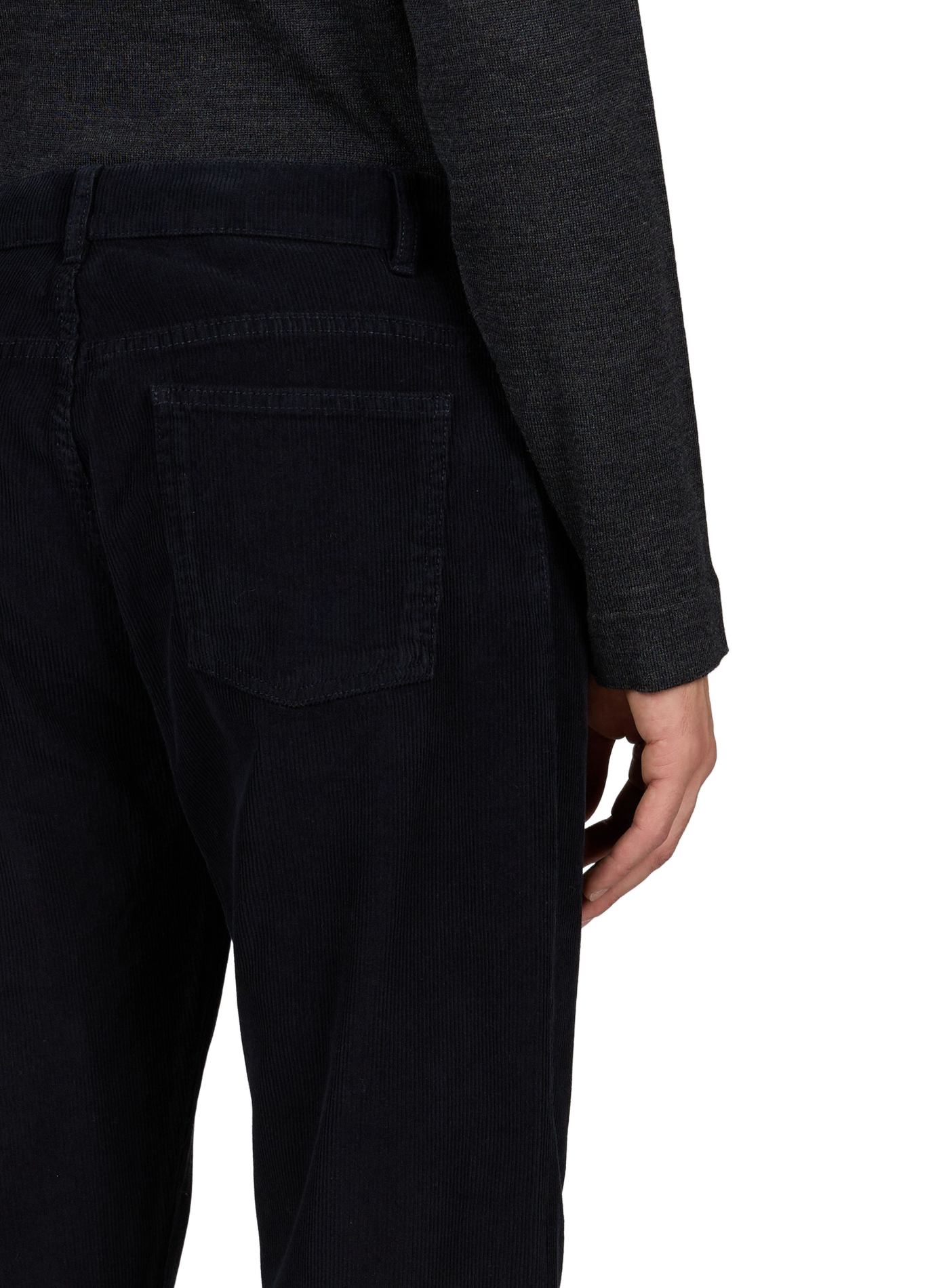 Straight corduroy trousers | Blue LAFAURIE Men