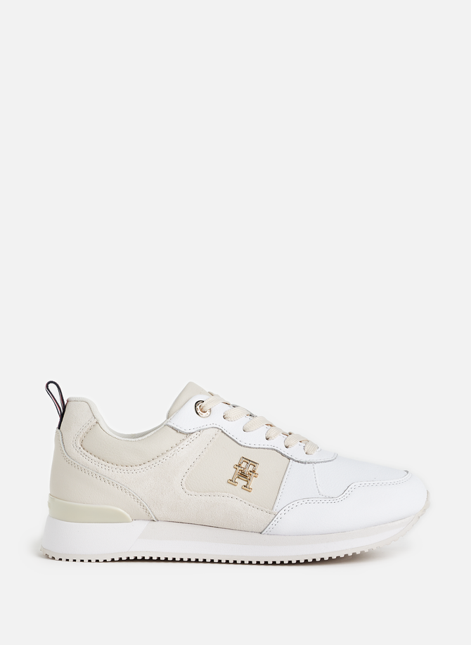 Essential mixed leather sneakers TOMMY HILFIGER