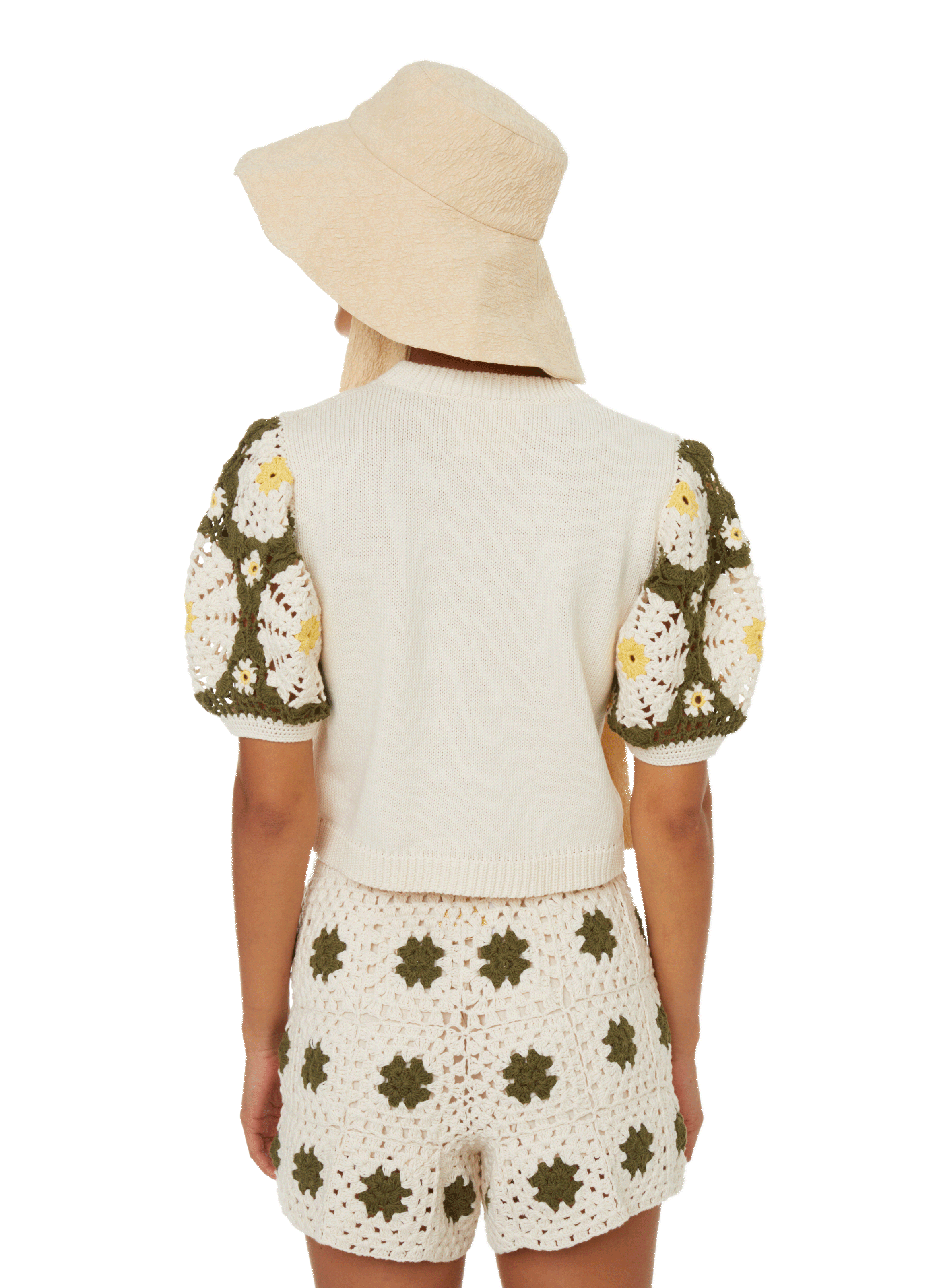 Cardigan Lorena en crochet STELLA PARDO Vert