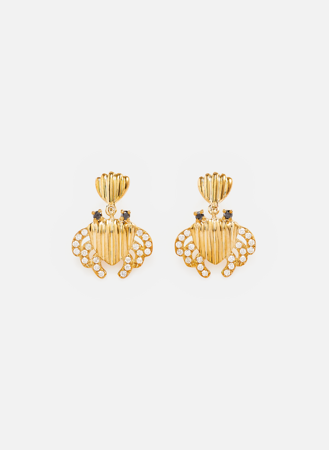 Yellow gold earrings YVONNE LÉON