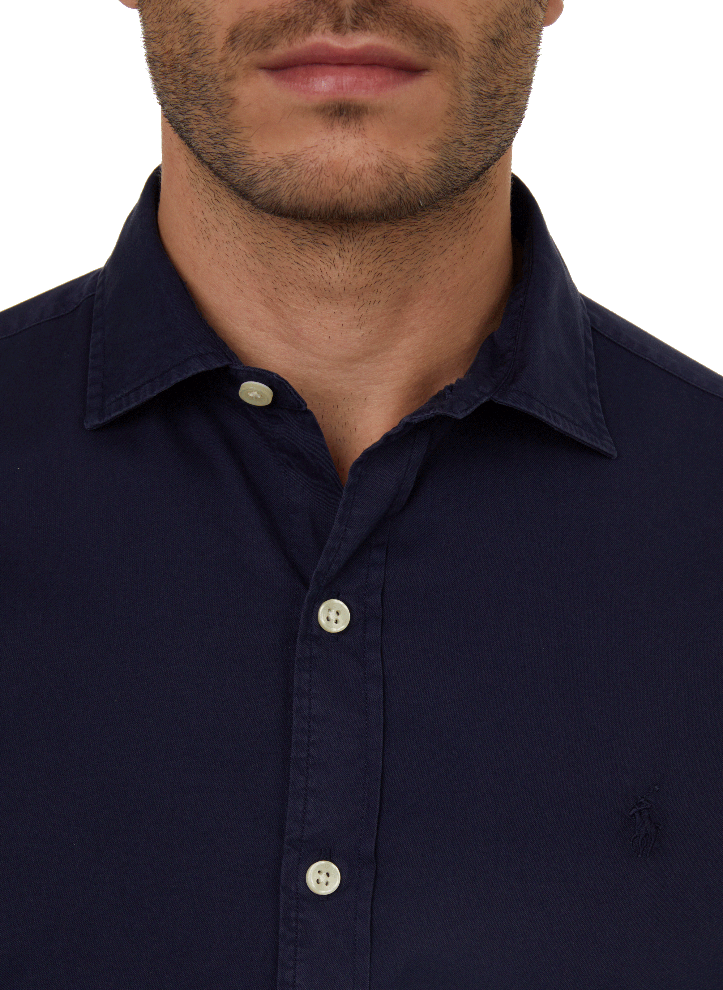 Chemise en coton POLO RALPH LAUREN Bleu
