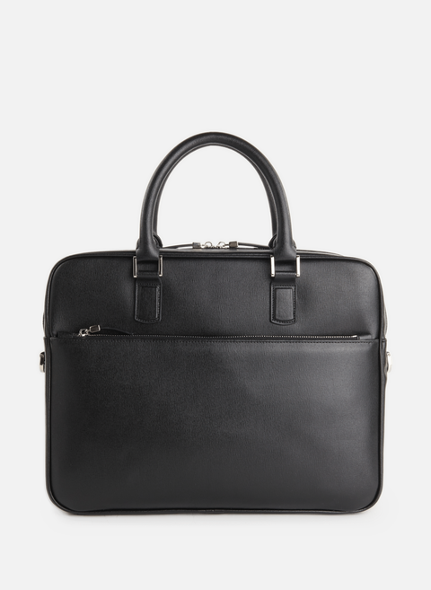 Black leather briefcase SEASON 1865 