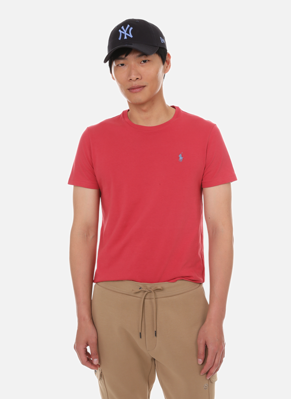 POLO RALPH LAUREN T-shirt en coton  Rouge