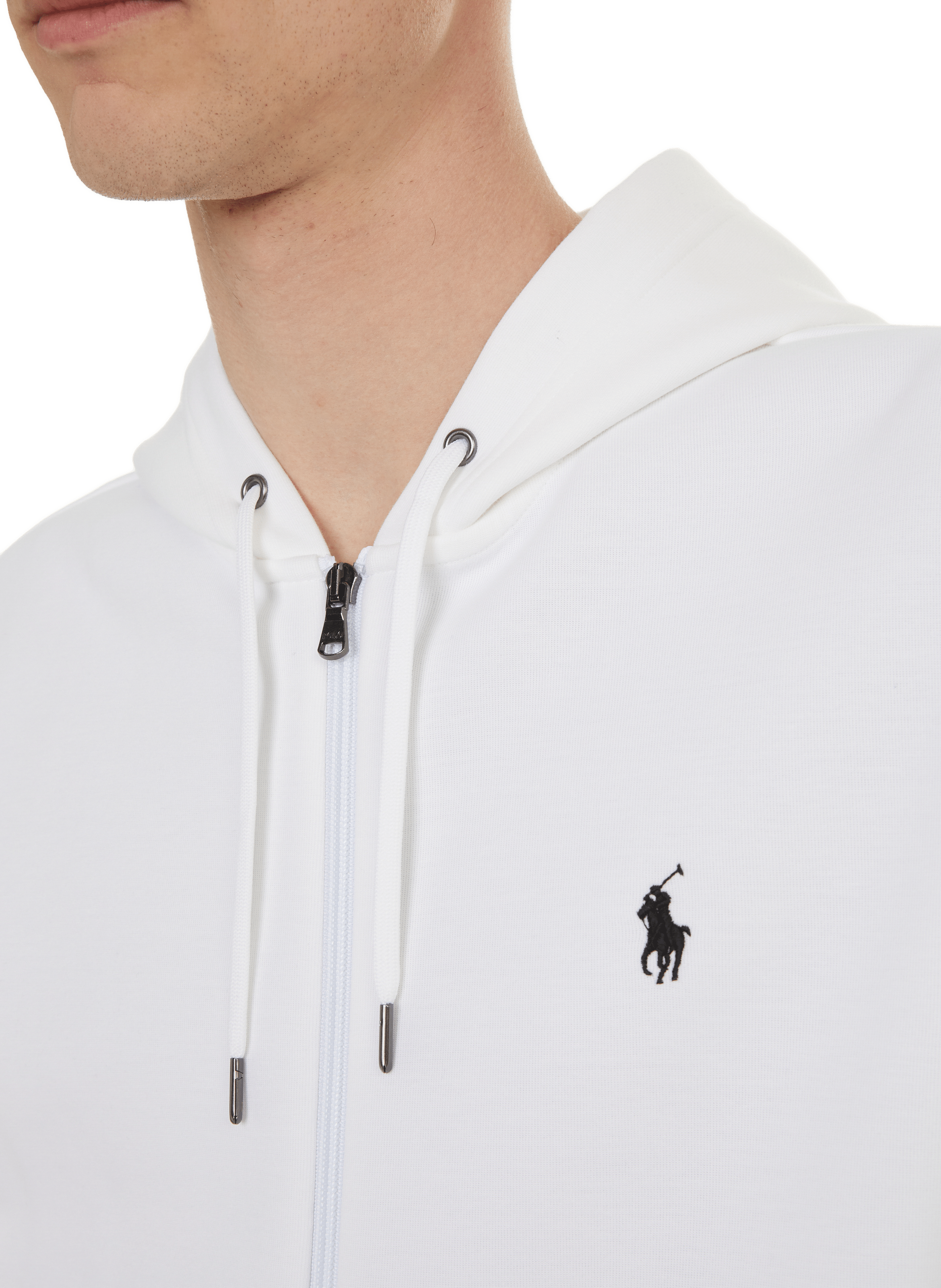 Hoodie avec fermeture à glissière POLO RALPH LAUREN Blanc