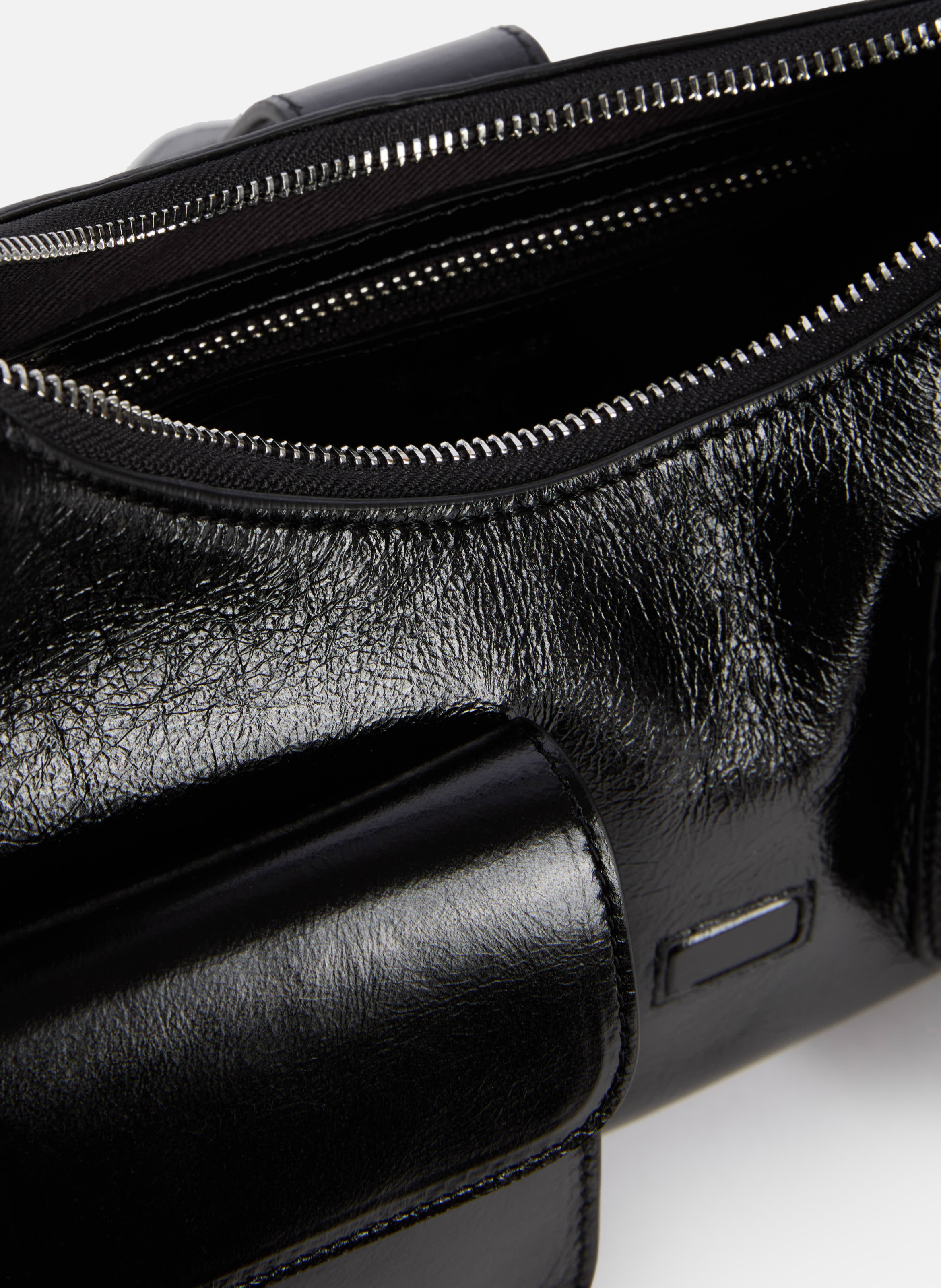 Sac amelia en cuir craquelé THE KOOPLES Noir