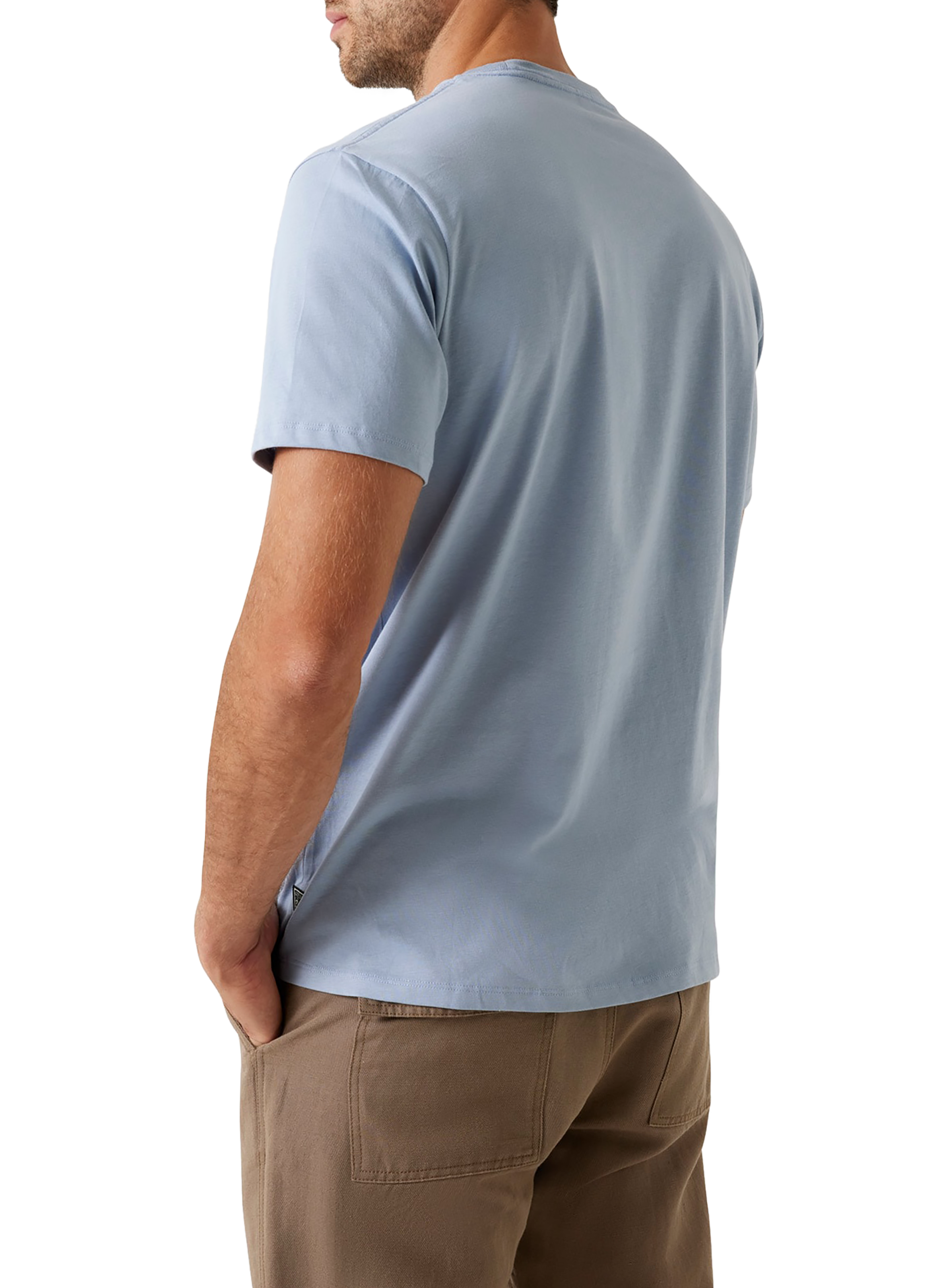 T-shirt en coton GUESS Bleu