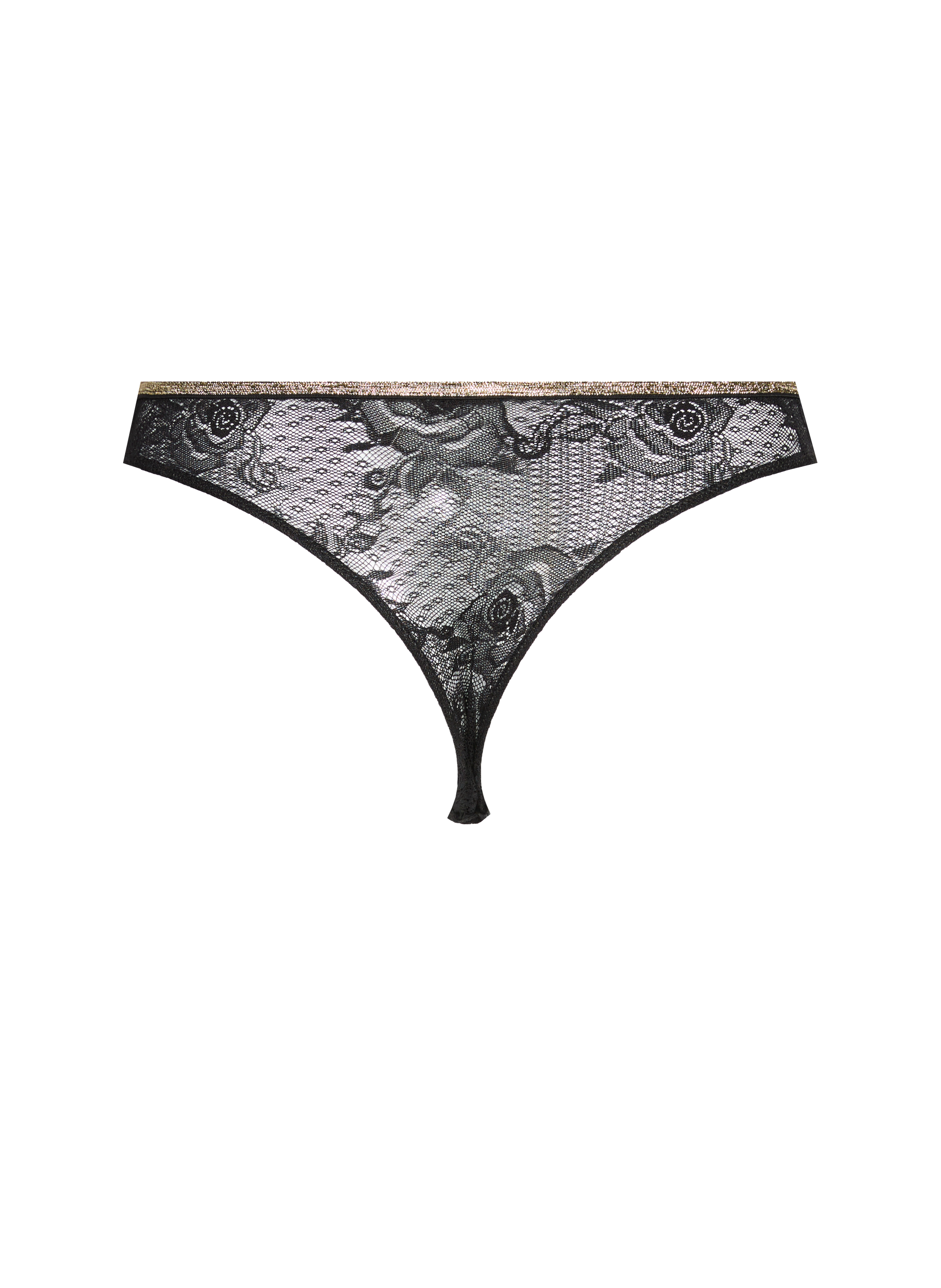 Brazilian lace panties LA NOUVELLE Black