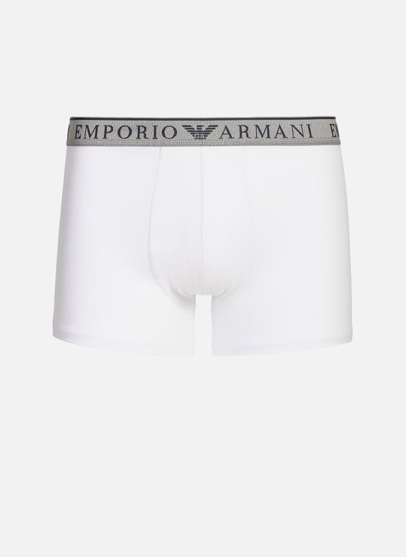 Lot de deux boxers en coton mélangé Multicolore by EMPORIO ARMANI EMPORIO ARMANI Lot de deux boxers en coton mélangé Multicolore