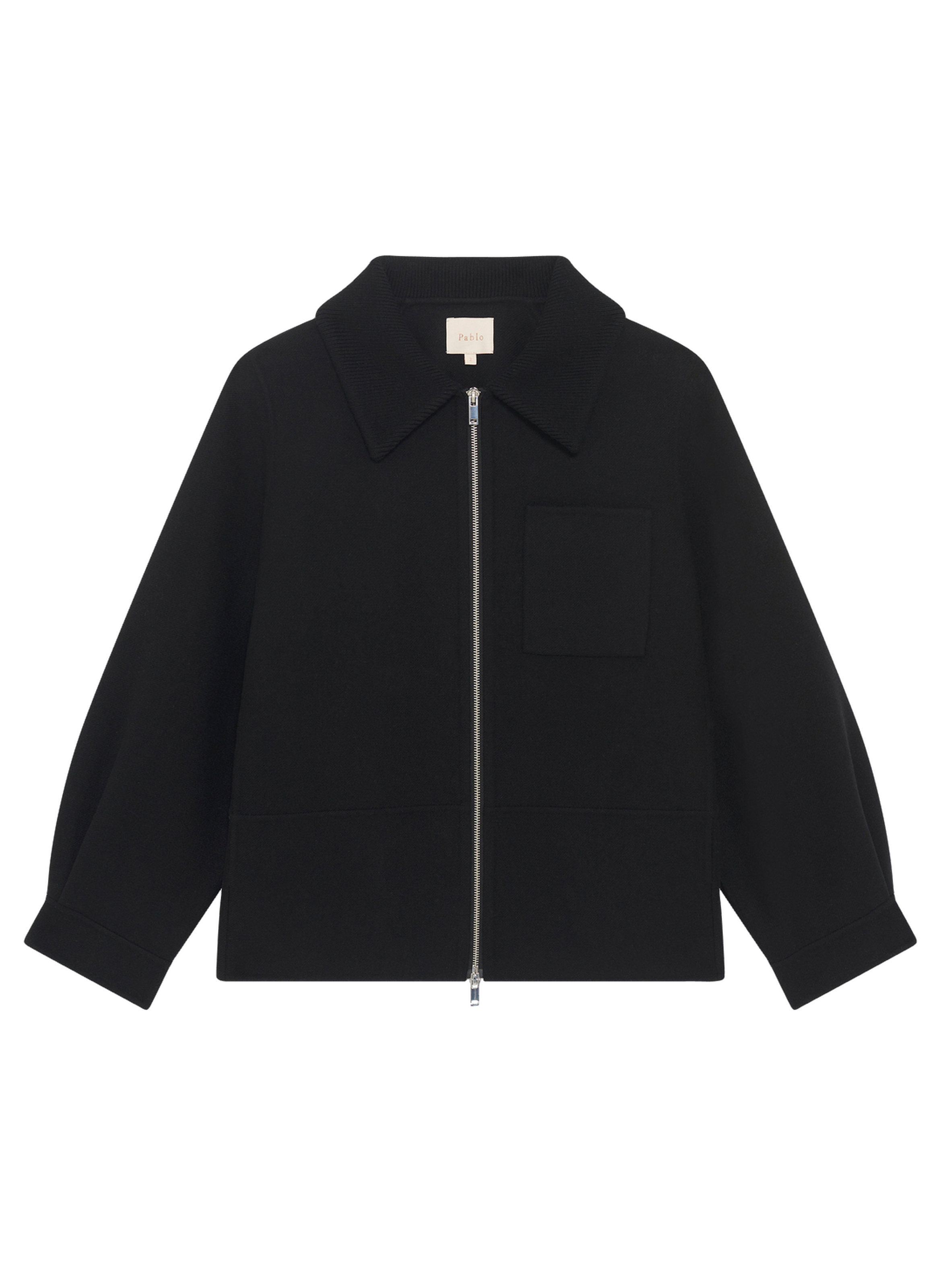 Blouson en laine double face - maelia PABLO Noir