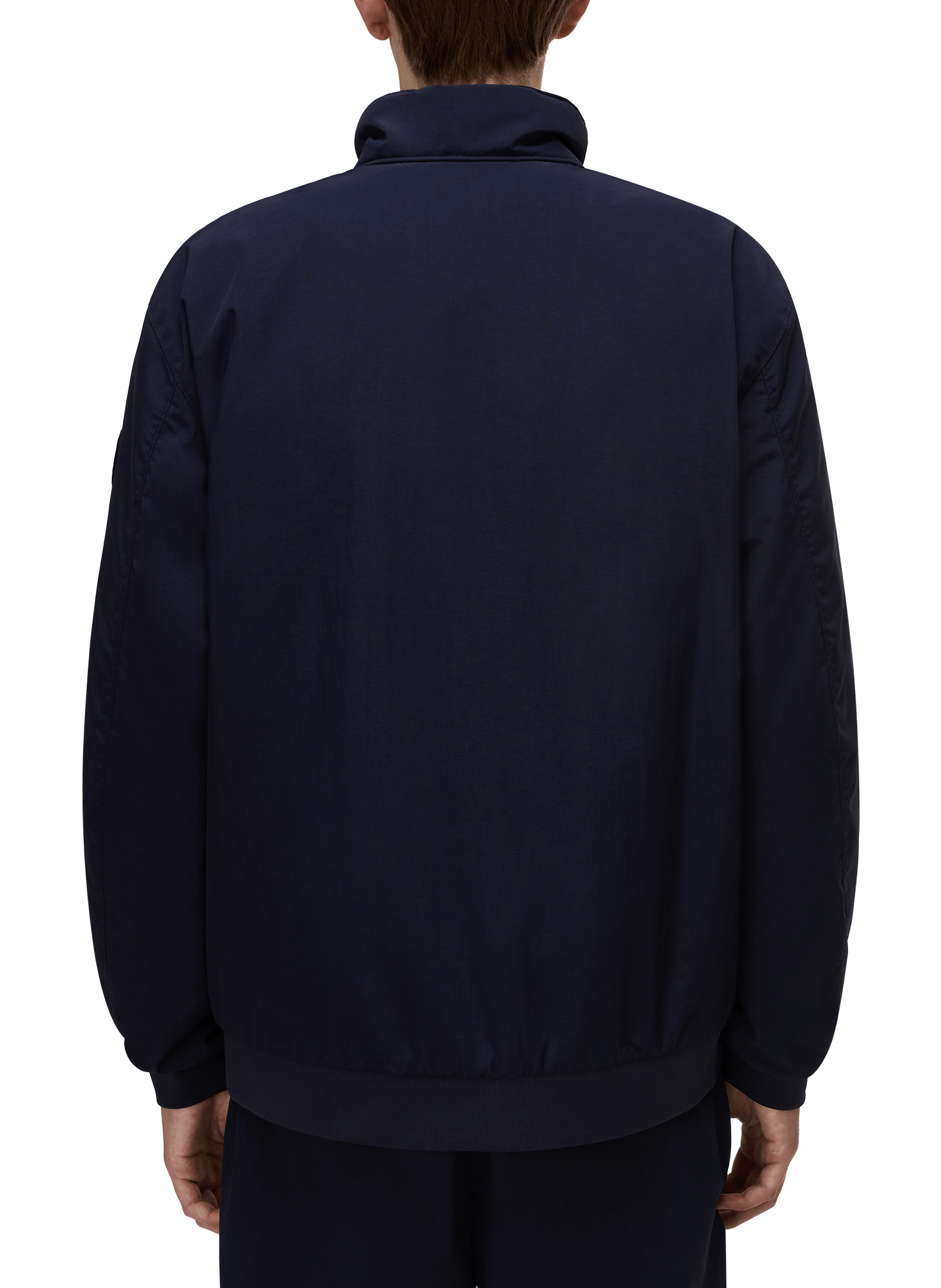 Recycled polyester-blend windbreaker jacket NAPAPIJRI Blue