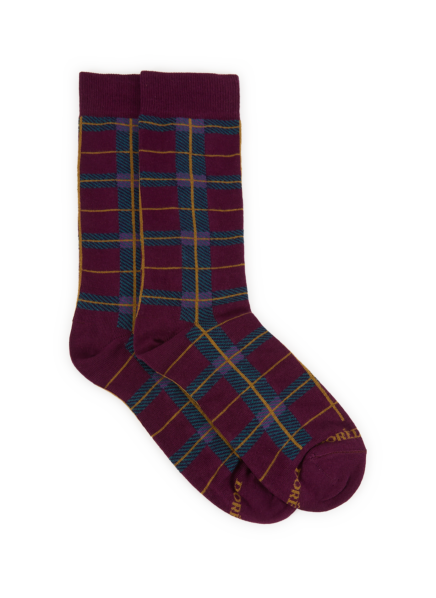 DORÉ DORÉ Chaussettes mi-hautes en coton Rouge