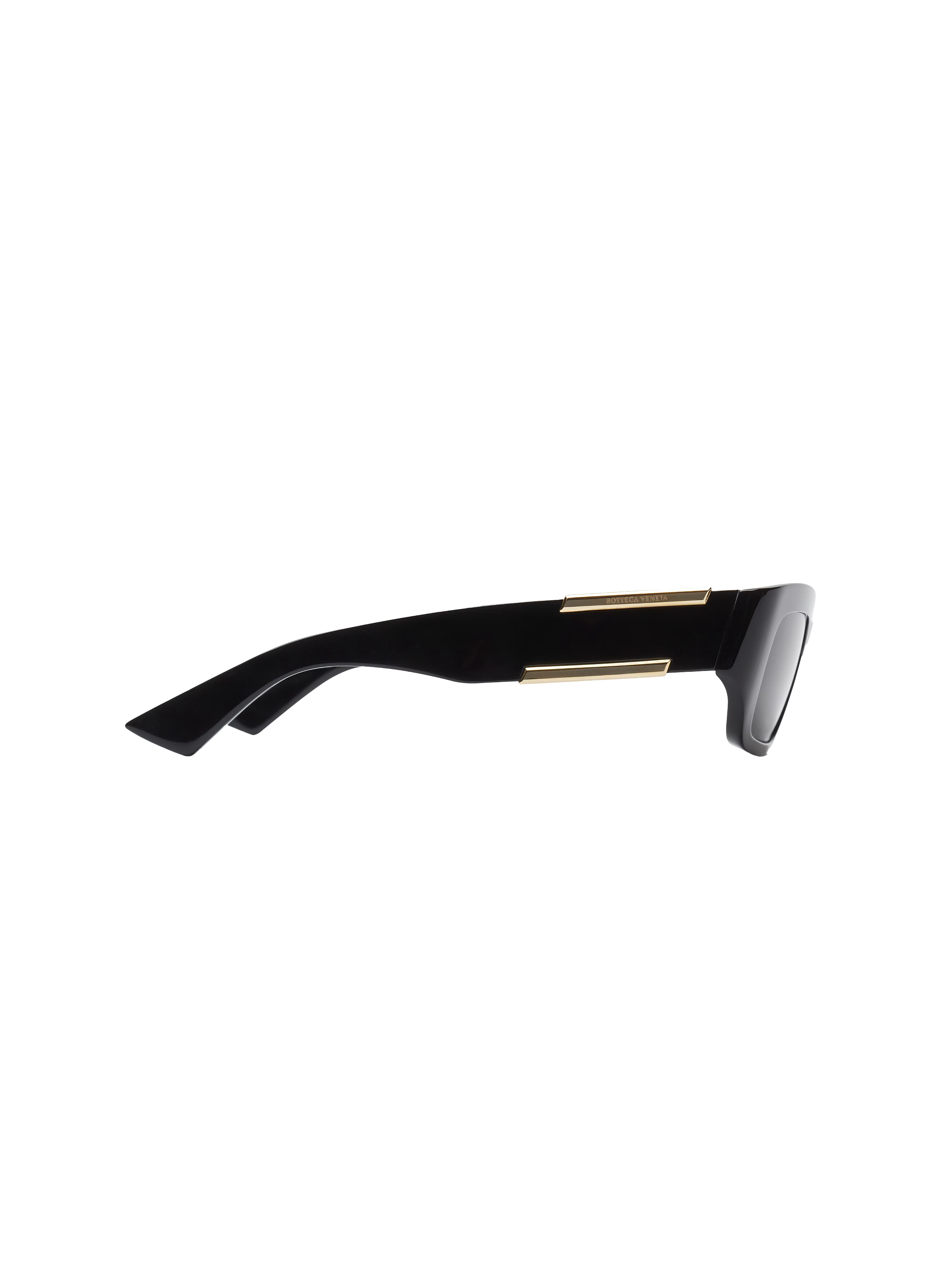 Lunettes de soleil rectangles BOTTEGA VENETA Noir