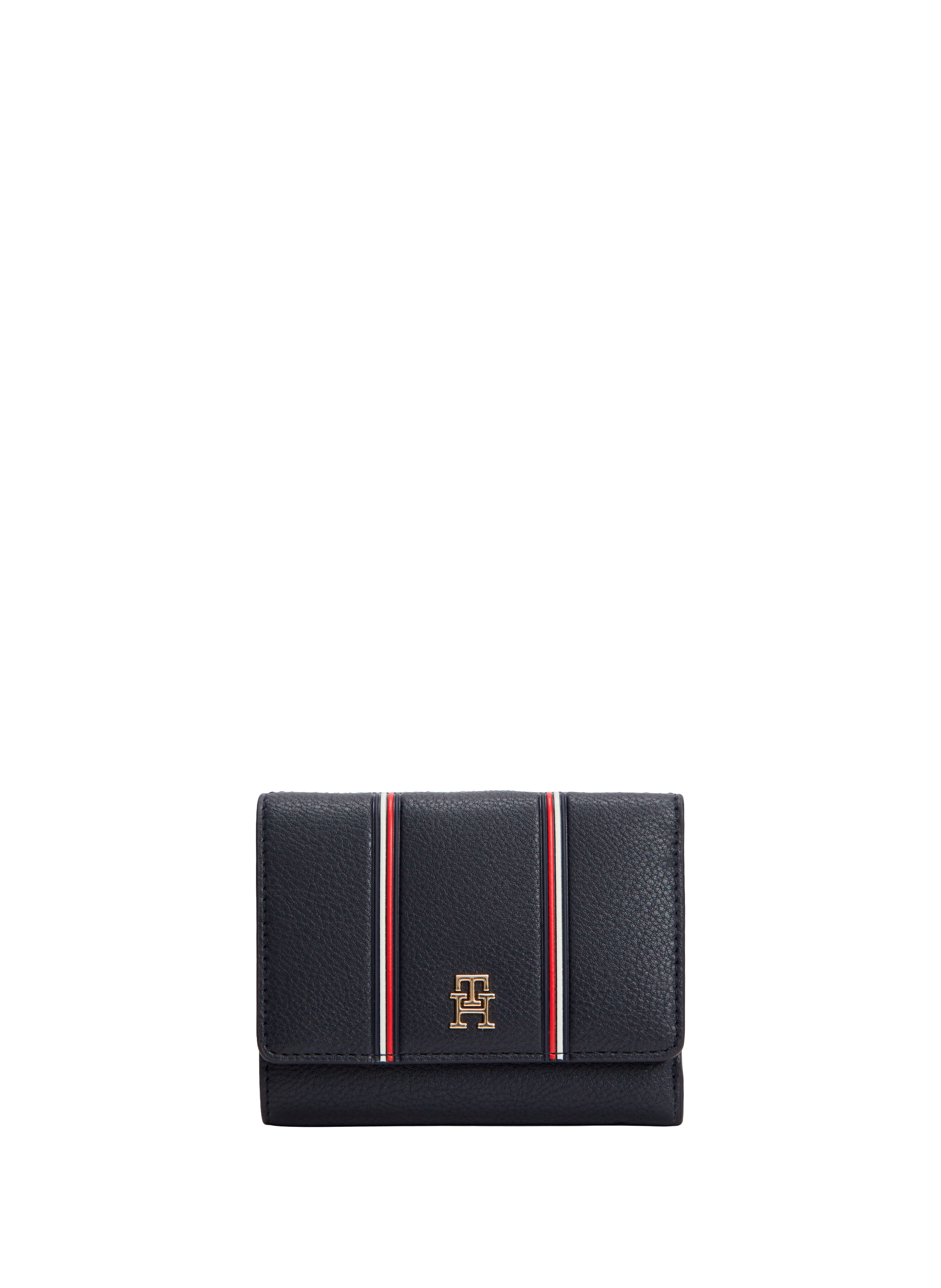 Portefeuille triple à logo  TOMMY HILFIGER Bleu