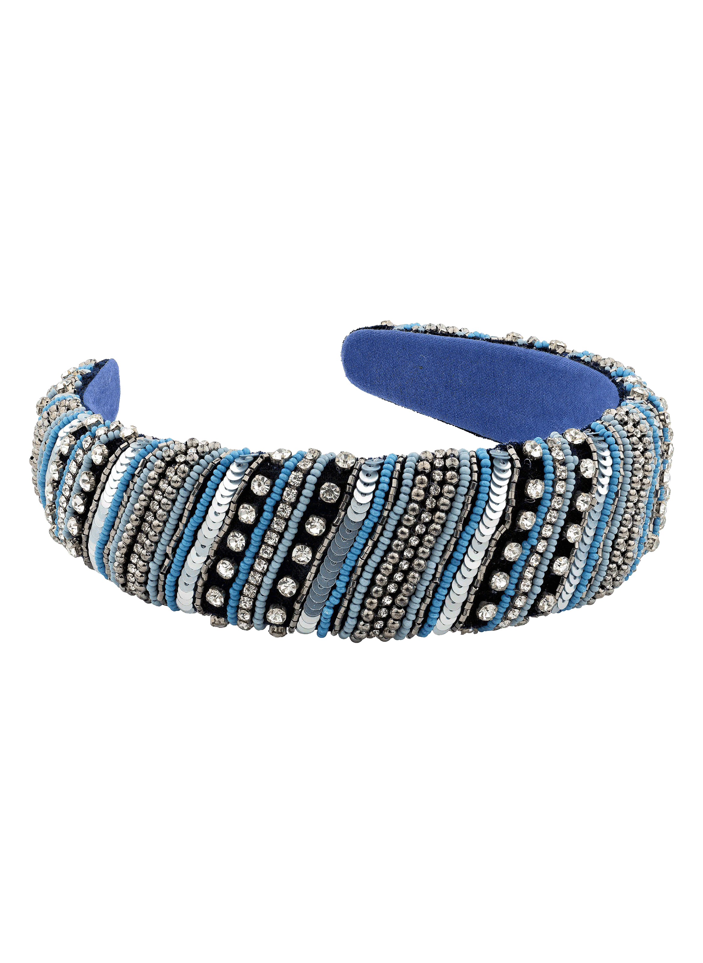 Serre-tête perles brodées kline HIPANEMA Bleu