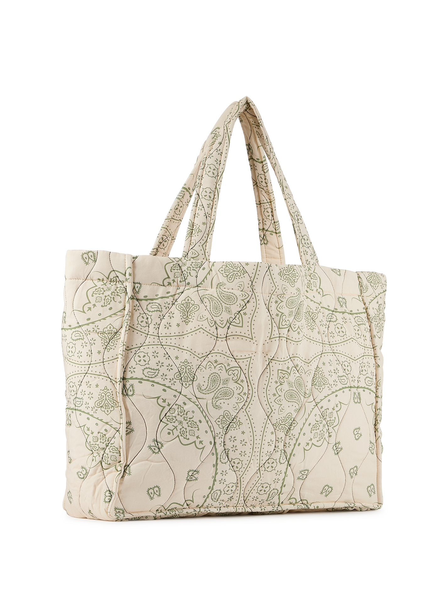Sac à main à motif Philadeplie AOKYANOS Beige