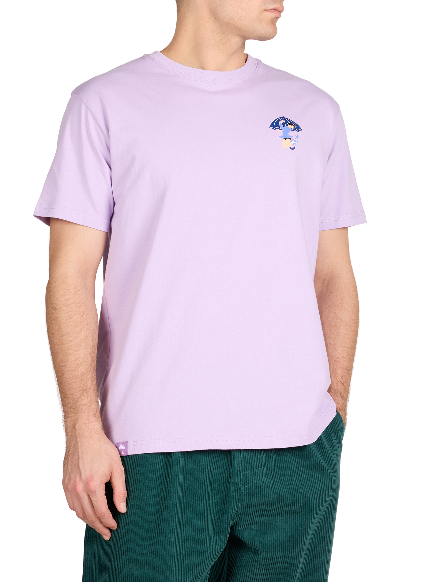 T-shirt Skating à manches courtes en coton HELAS CAPS Violet