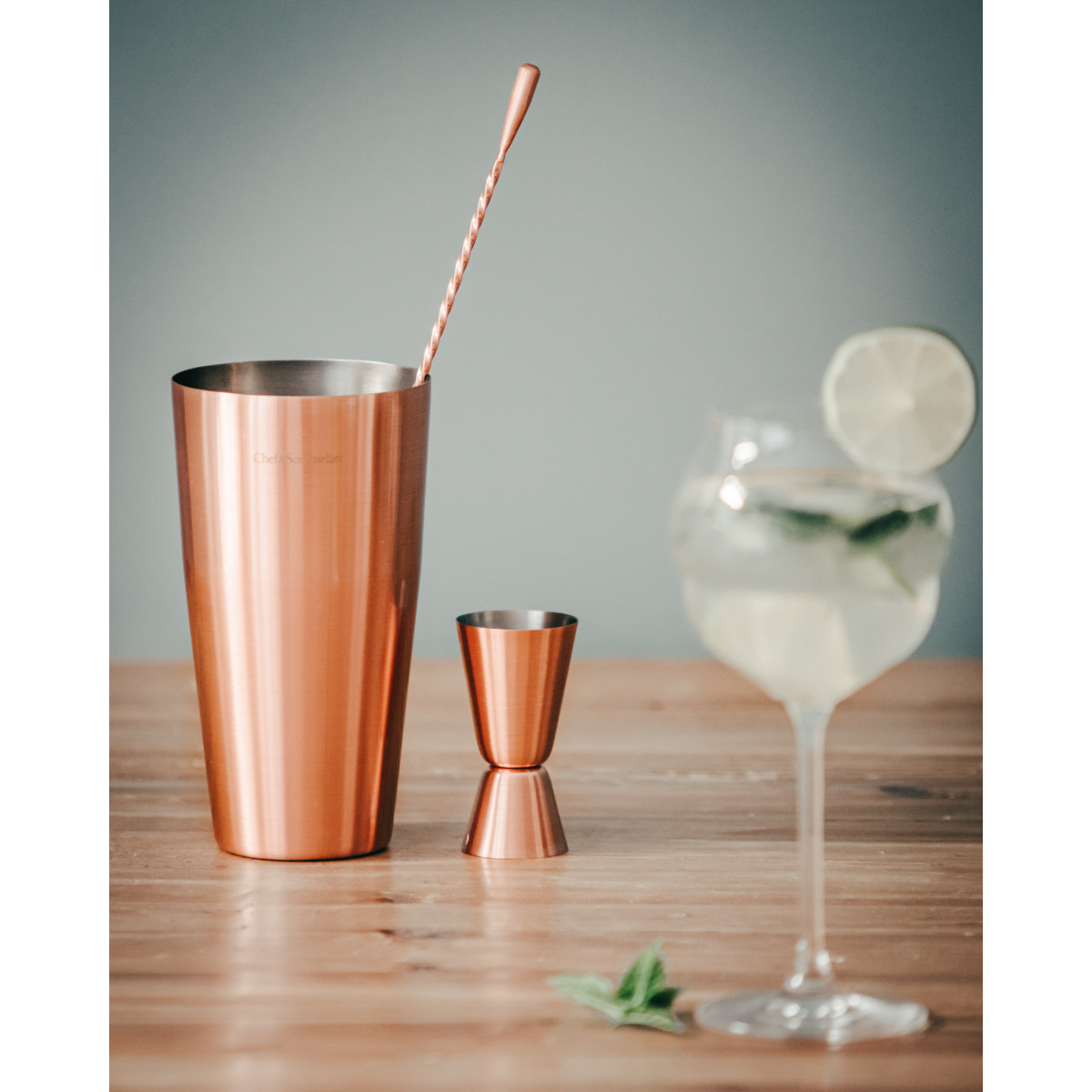 Cocktail - set préparation barman 3 pièces CHEF & SOMMELIER Orange