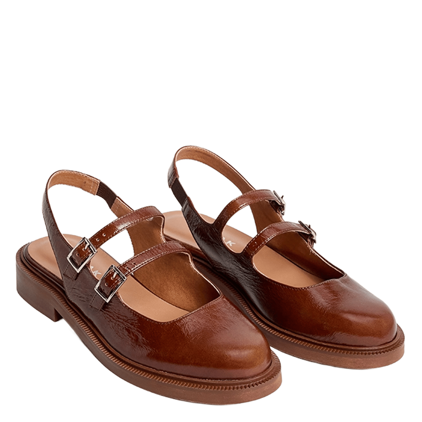 Sandales vernies à brides dreamer JONAK Marron