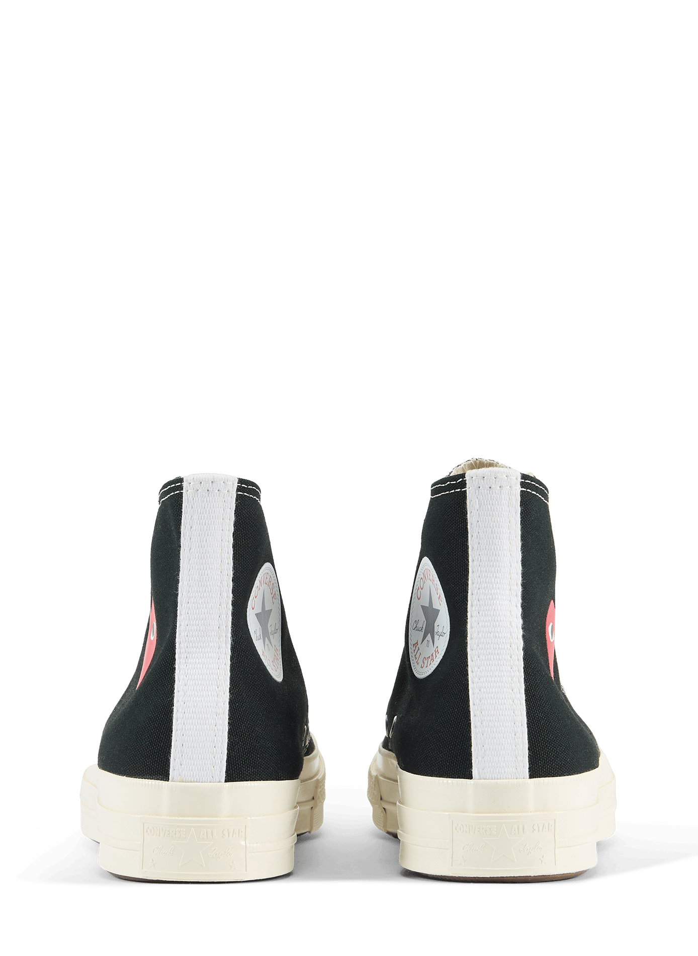 Leather high-top sneakers COMME DES GARCONS PLAY Black