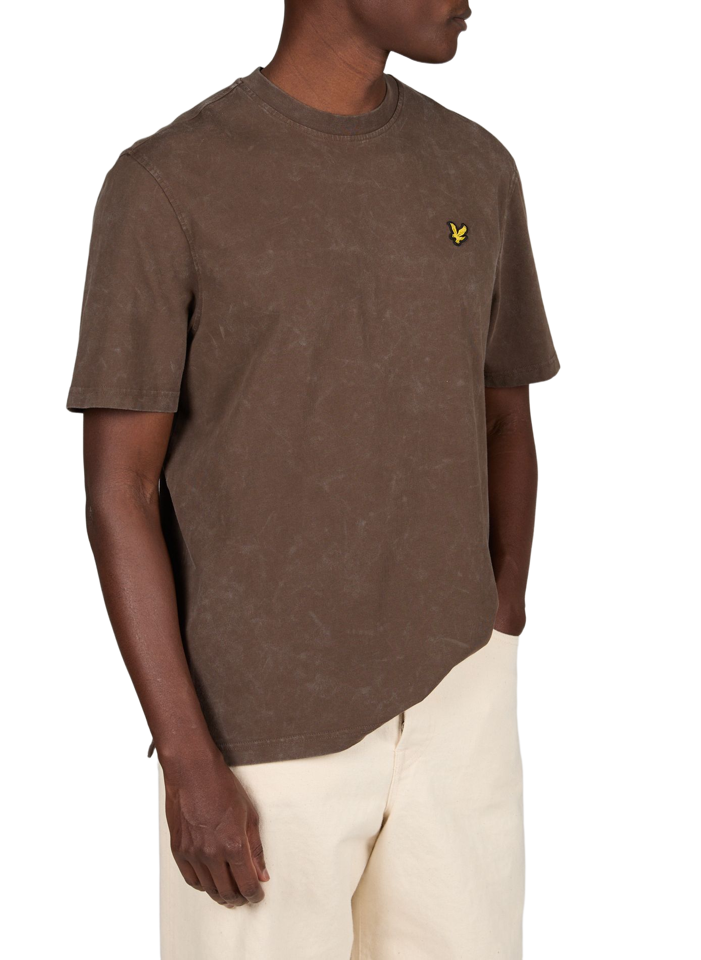 Heavy cotton logo T-shirt LYLE & SCOTT Black