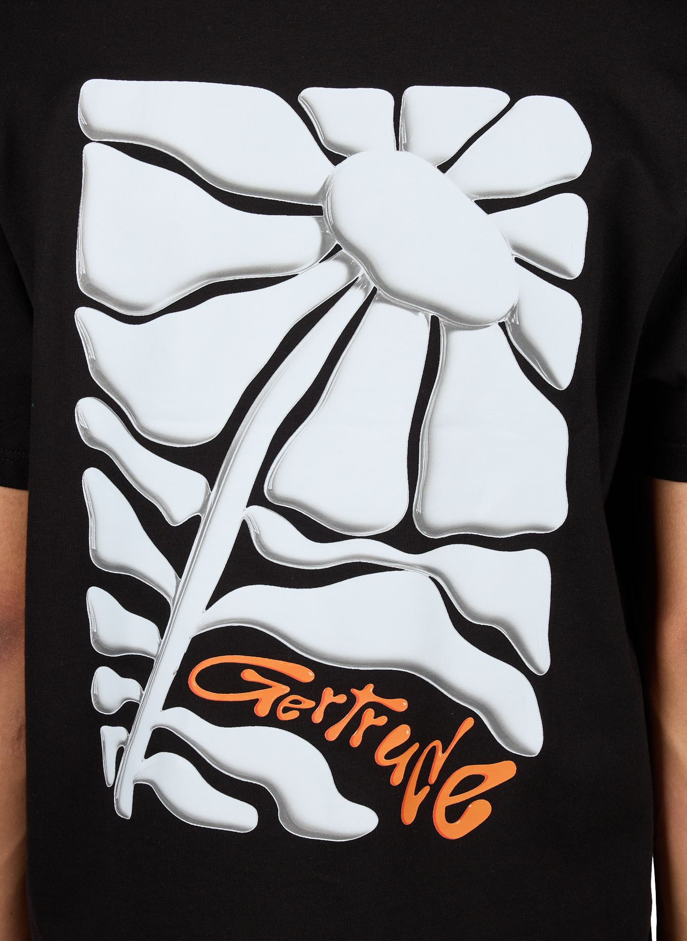 Printed cotton T-shirt GERTRUDE ET GASTON Black