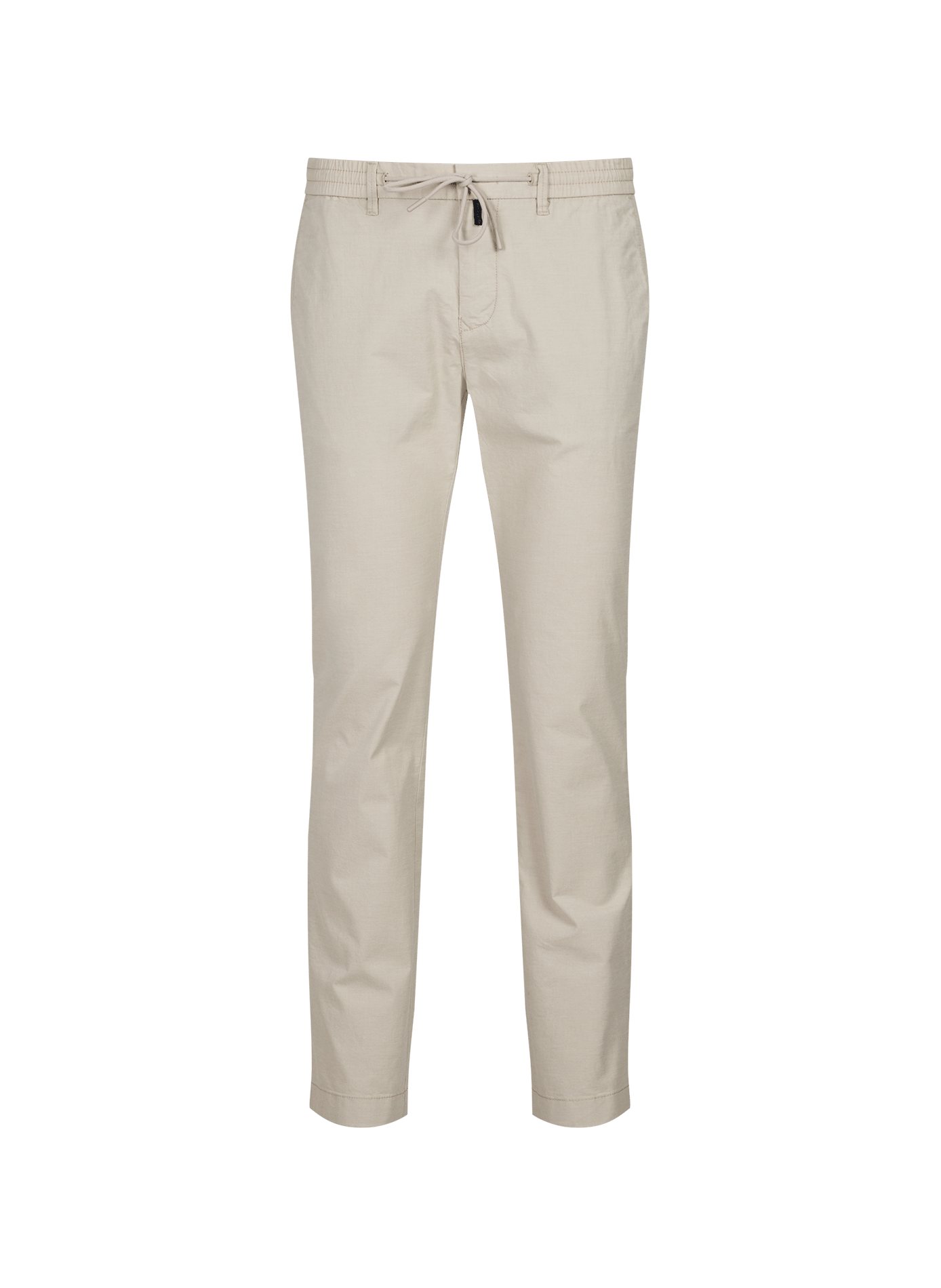Pantalon à taille élastiquée en coton mélangé PIERRE CARDIN Beige