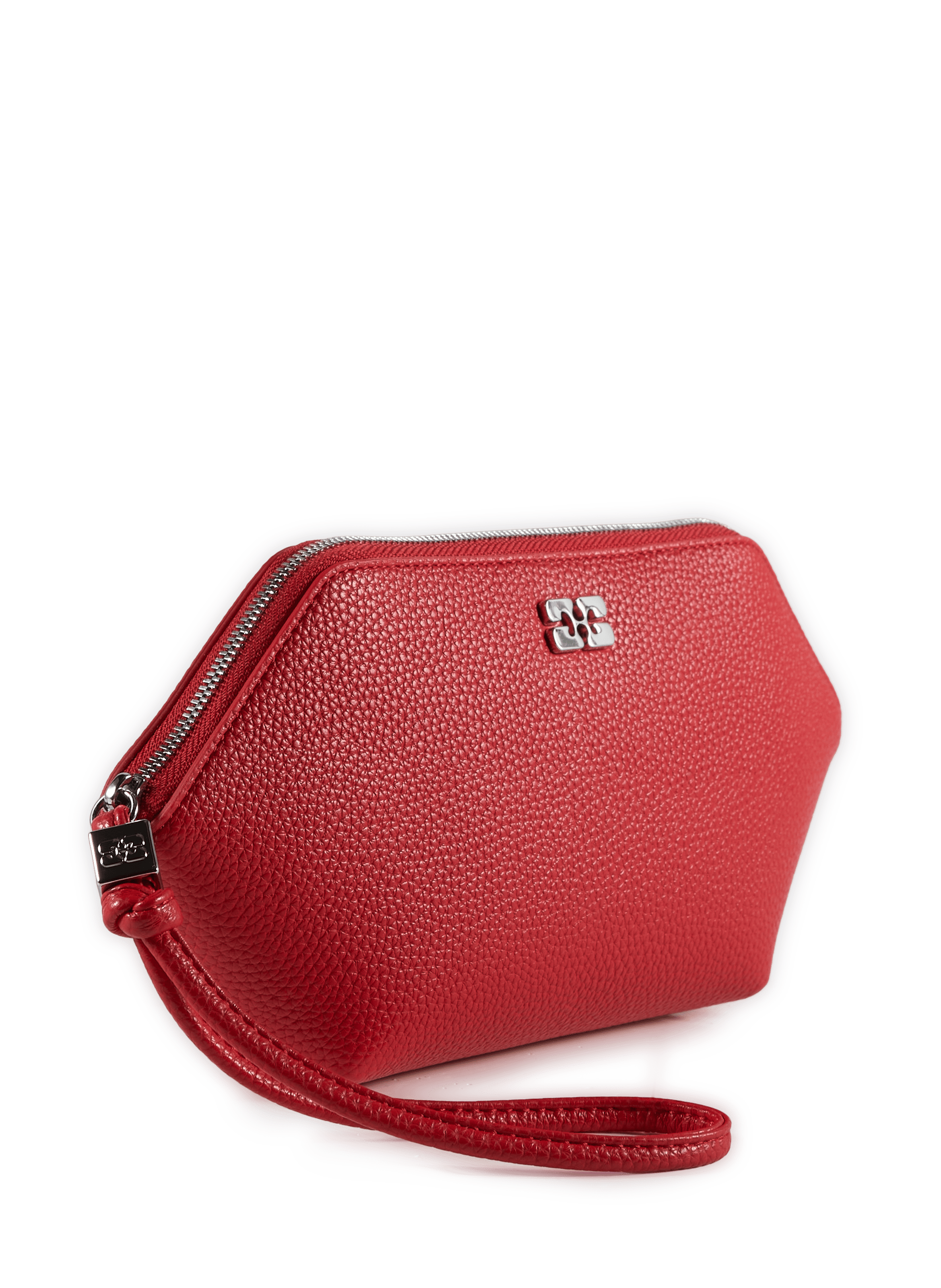 Grained Bou Clutch GANNI Red