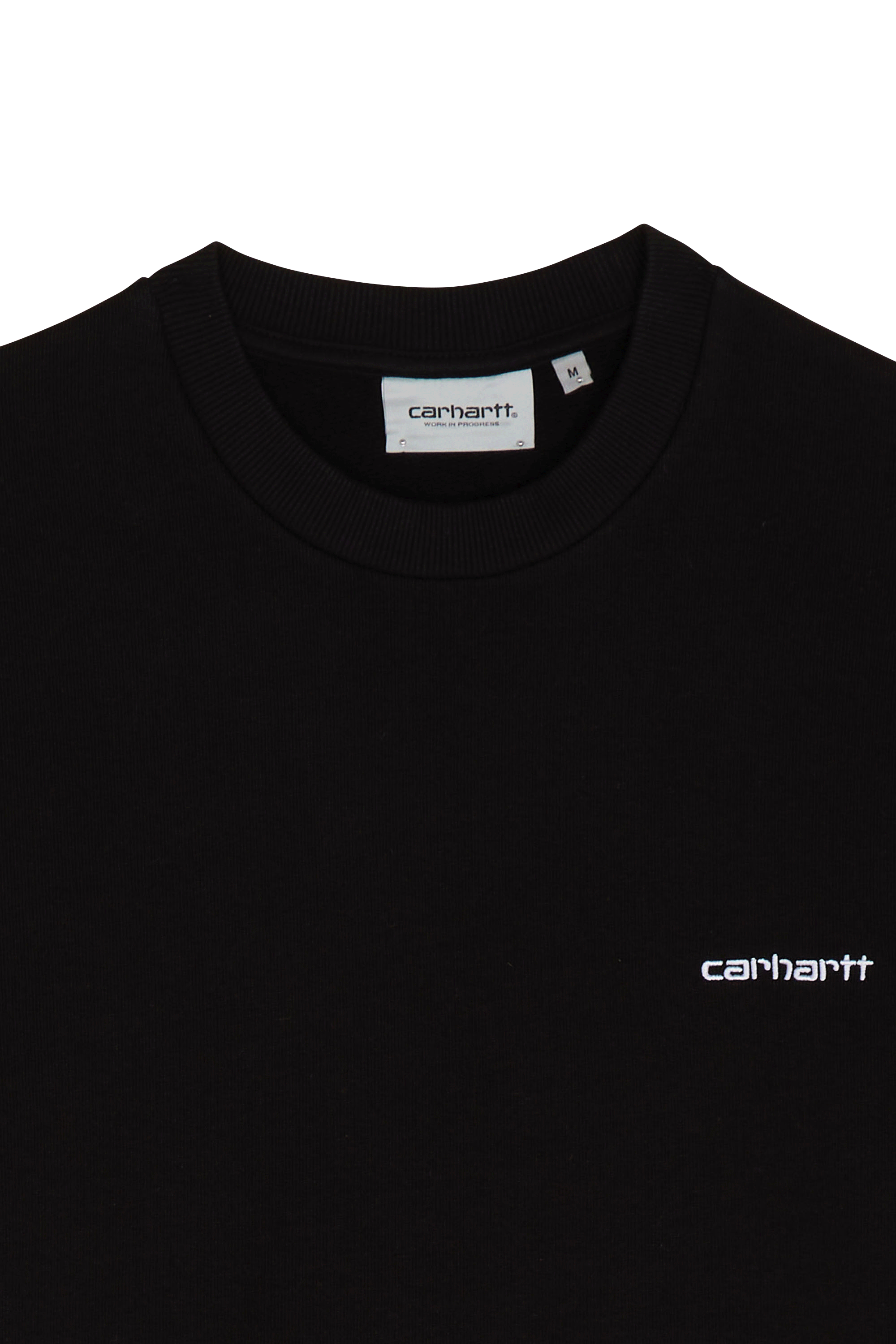 Sweatshirt script embroidery sweat CARHARTT WIP Noir