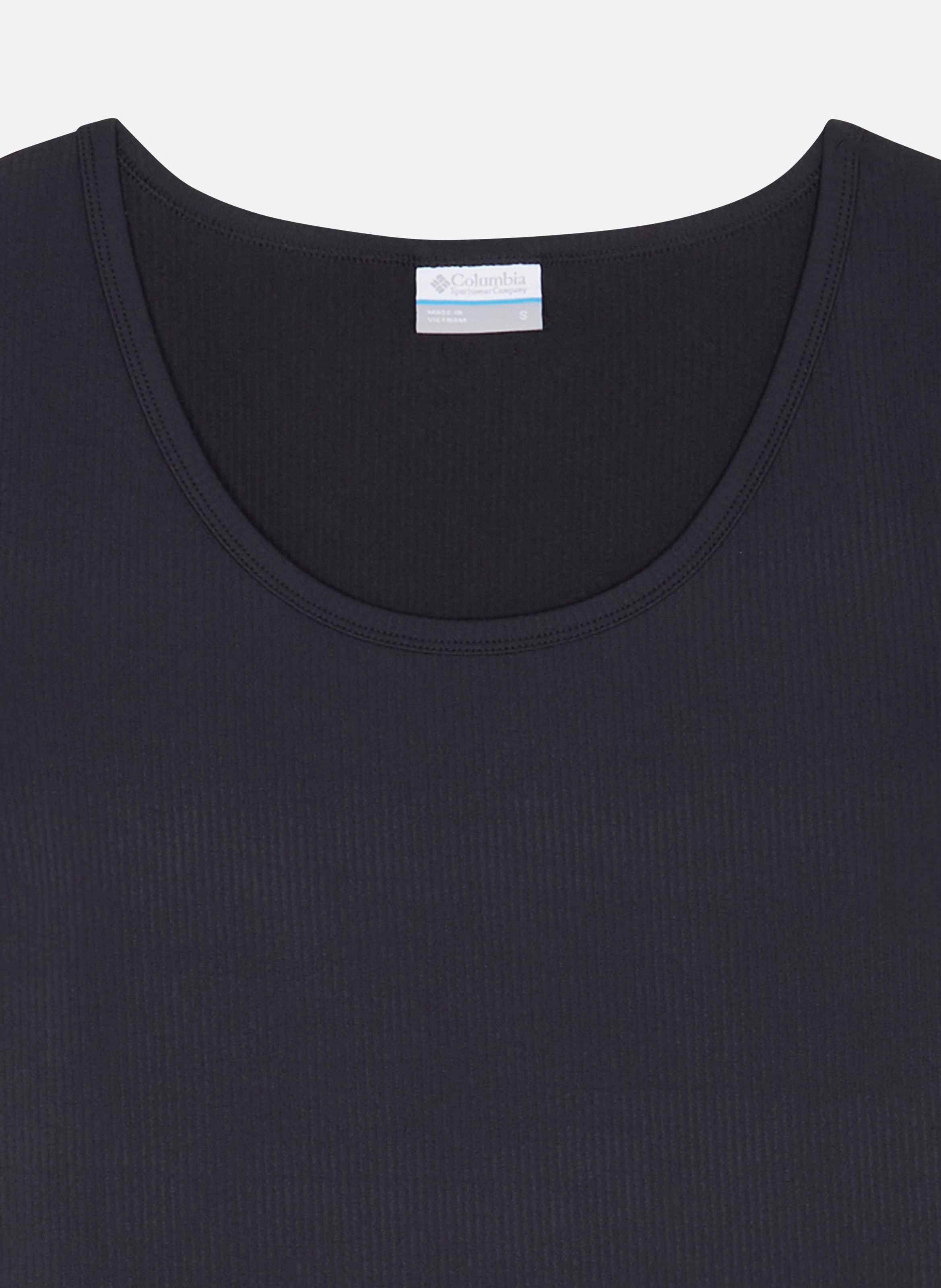 T-shirt pinetown canyon rib ss tee COLUMBIA Noir