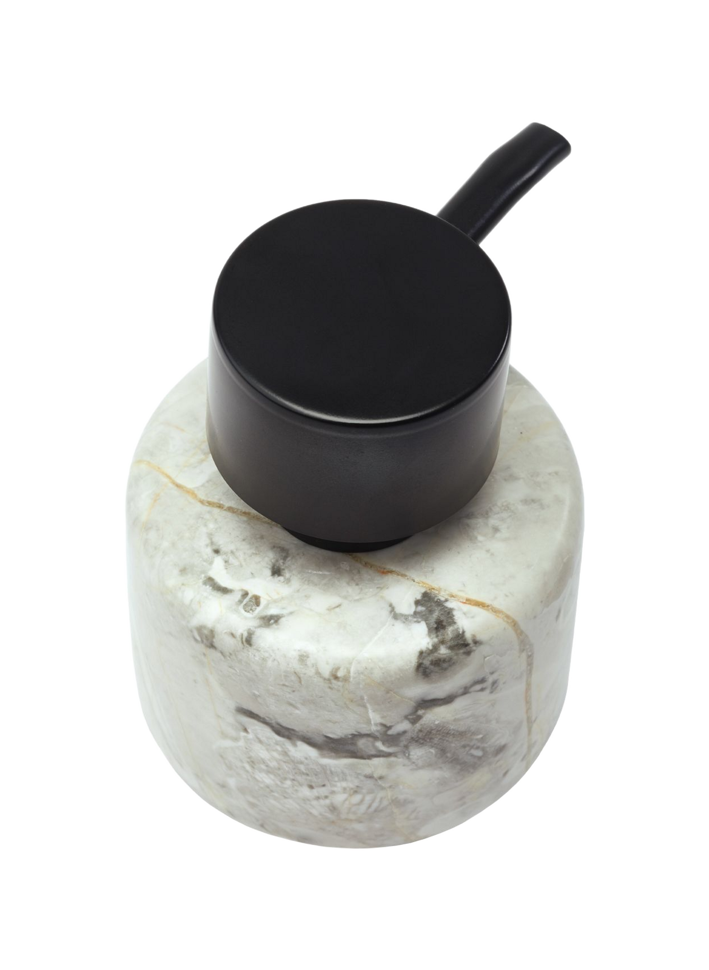 Seifenspender aus Marmor von Nero AQUANOVA Weiss