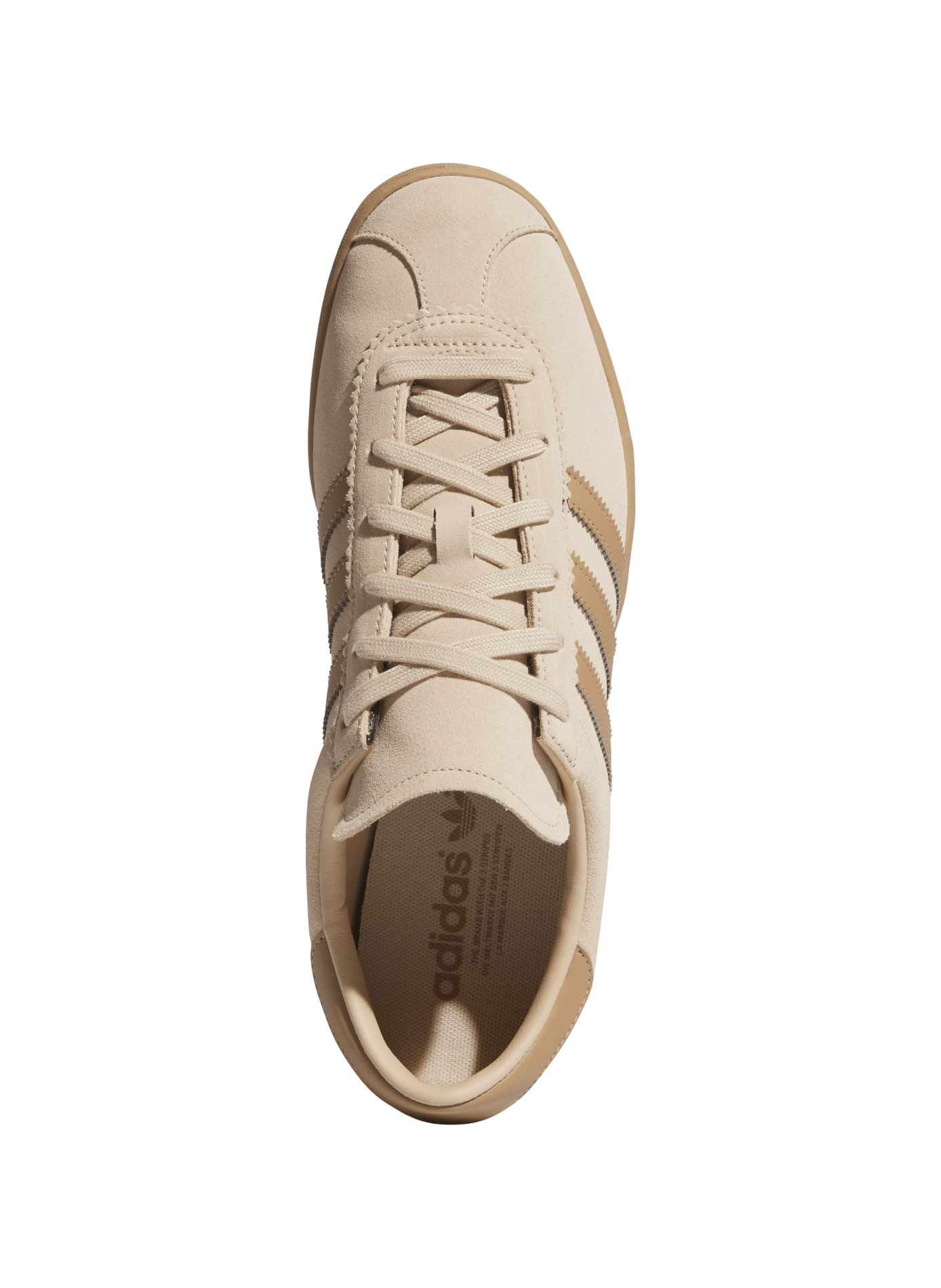 Baskets en cuir de vache ADIDAS Beige